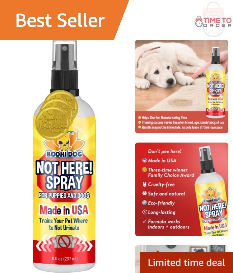 Pet Training Spray Anti Marking Deterrent for Indoor Outdoor Use 8oz