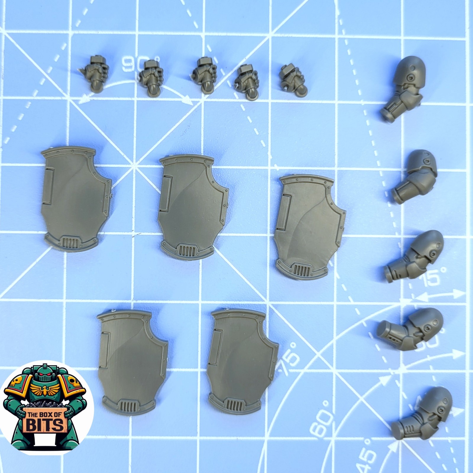 Warhammer 40K Mark 6 MK VI Assault Squad Combat Shields Horus Heresy