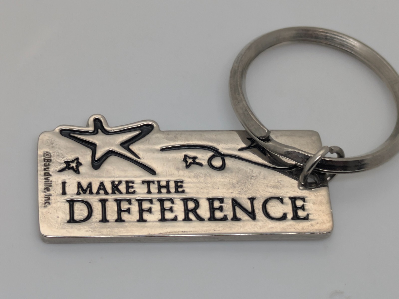 "I Make the Difference" Inspirational Keyring