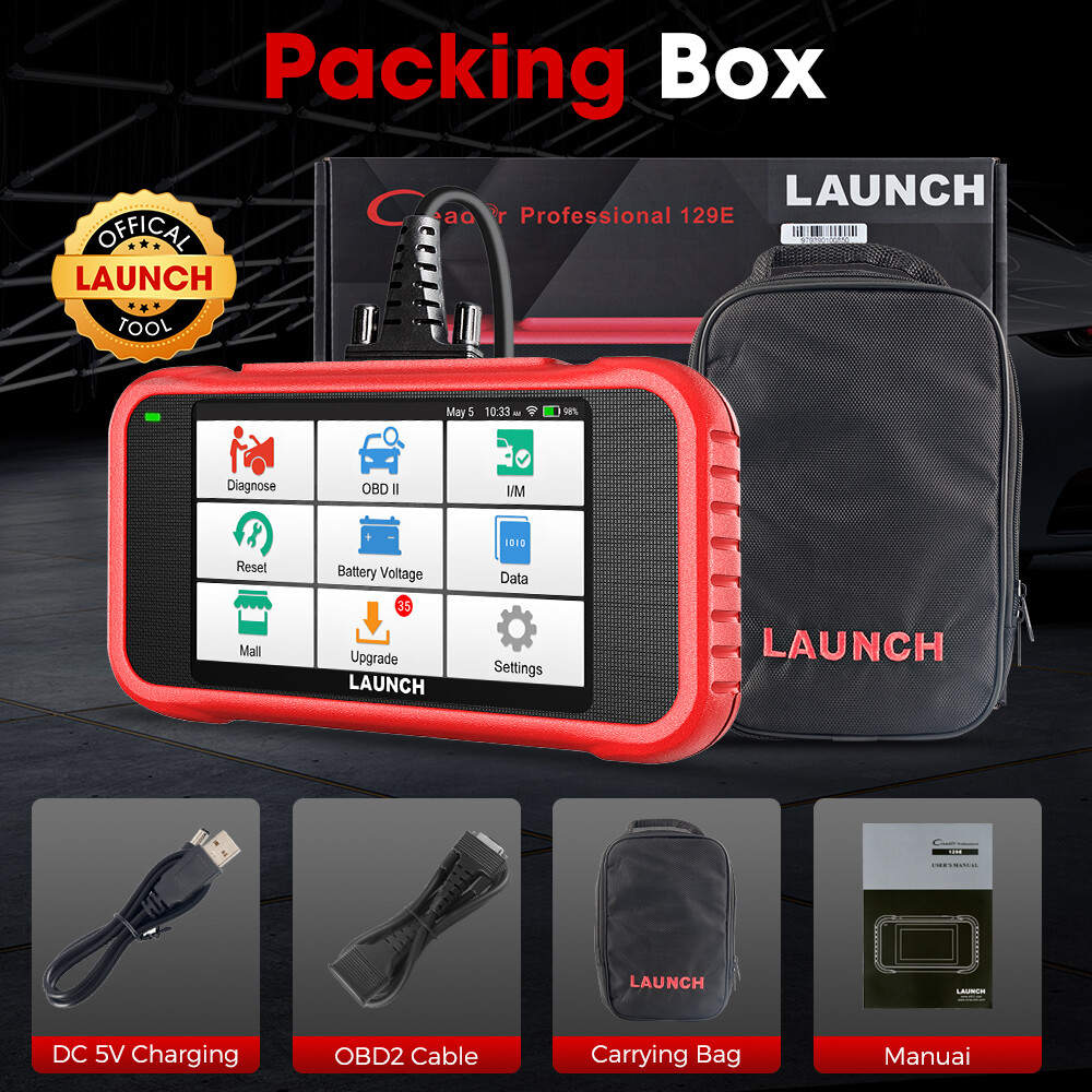 2024 LAUNCH CRP129E PRO+ OBD2 Scanner Car Diagnostic Tool Engine ABS SRS EBP SAS