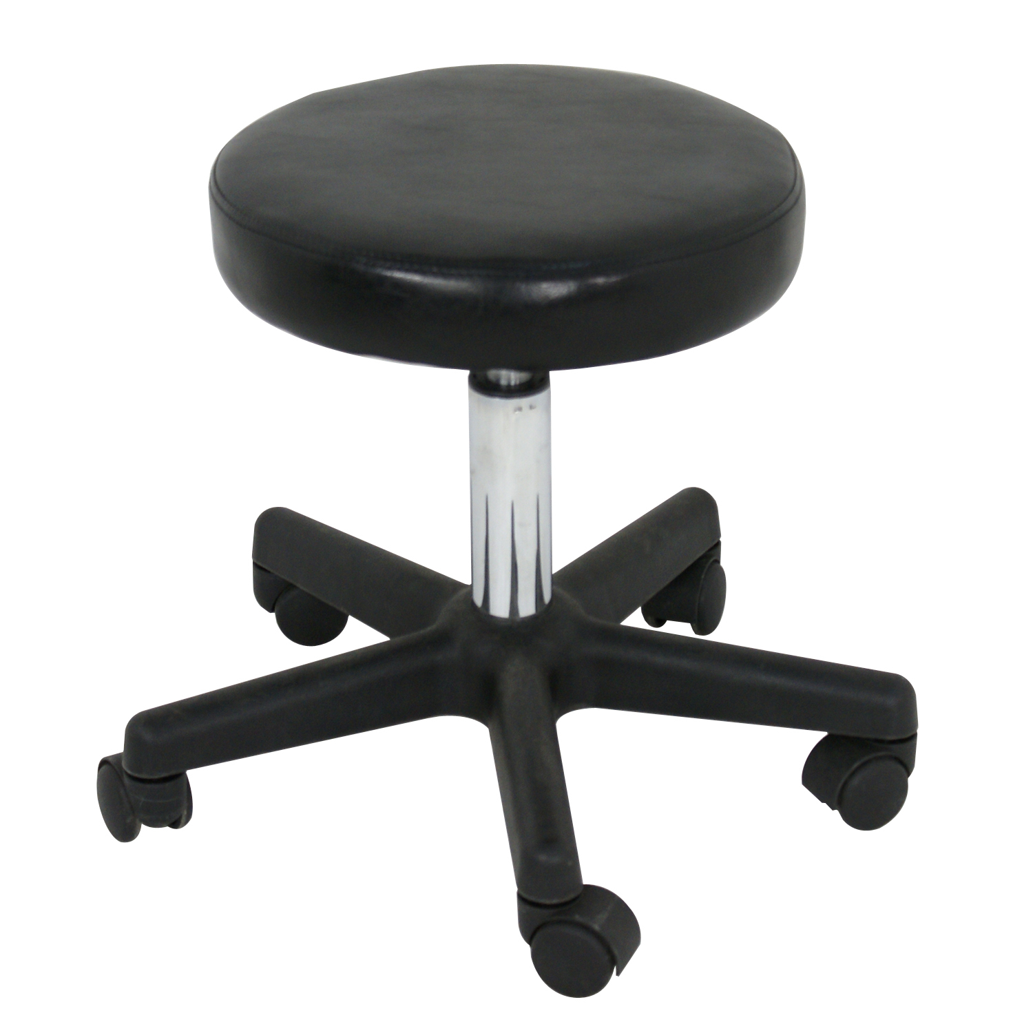 2PCS Adjustable Hydraulic Rolling Salon Stool Tattoo Massage Facial Spa Chair