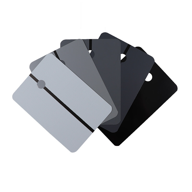 Colad Color Accuracy Matching Spray Out Paint Sample Cards with Black Strip