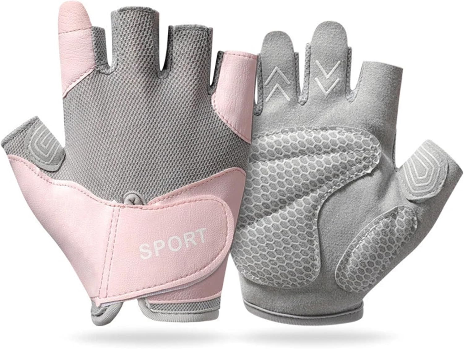 Workout Gloves for Women Men - Fingerless Anti-Slip Exercise Weight-Lifting