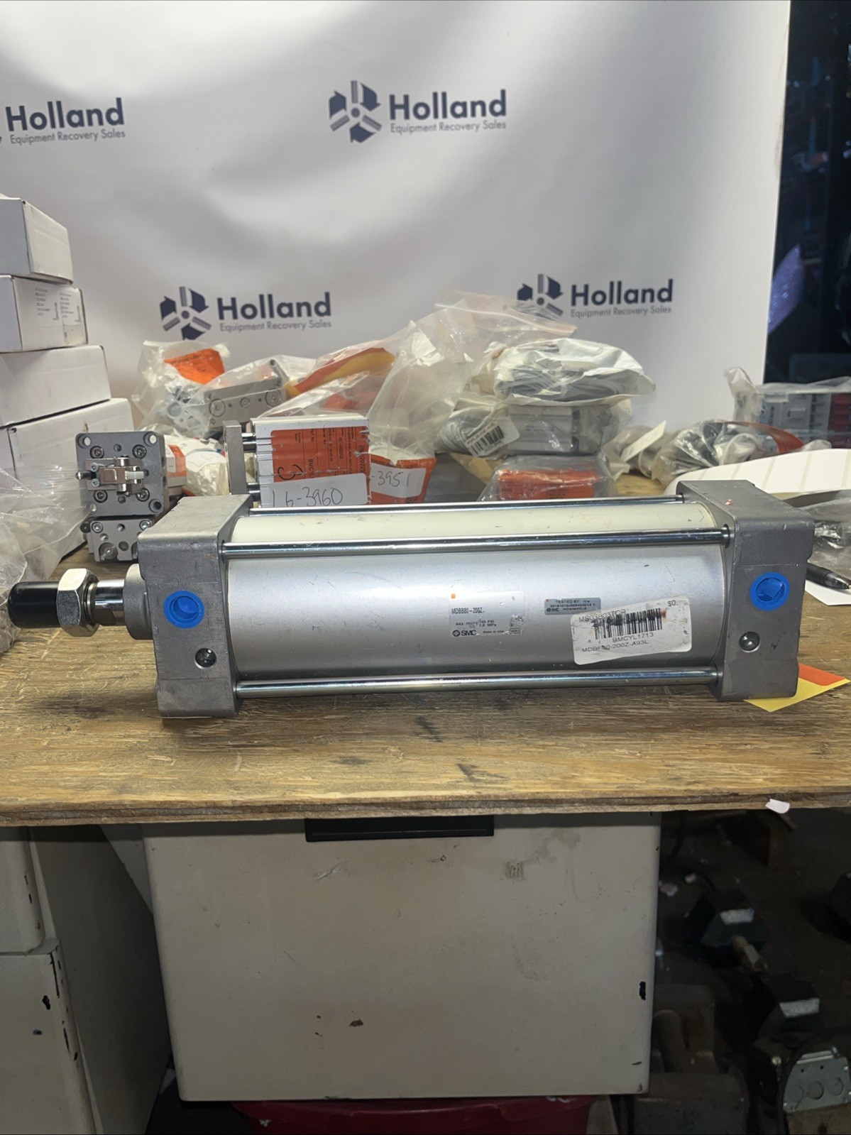 SMC Cylinder #MDBB80-200Z, New Open Box, LG-3964