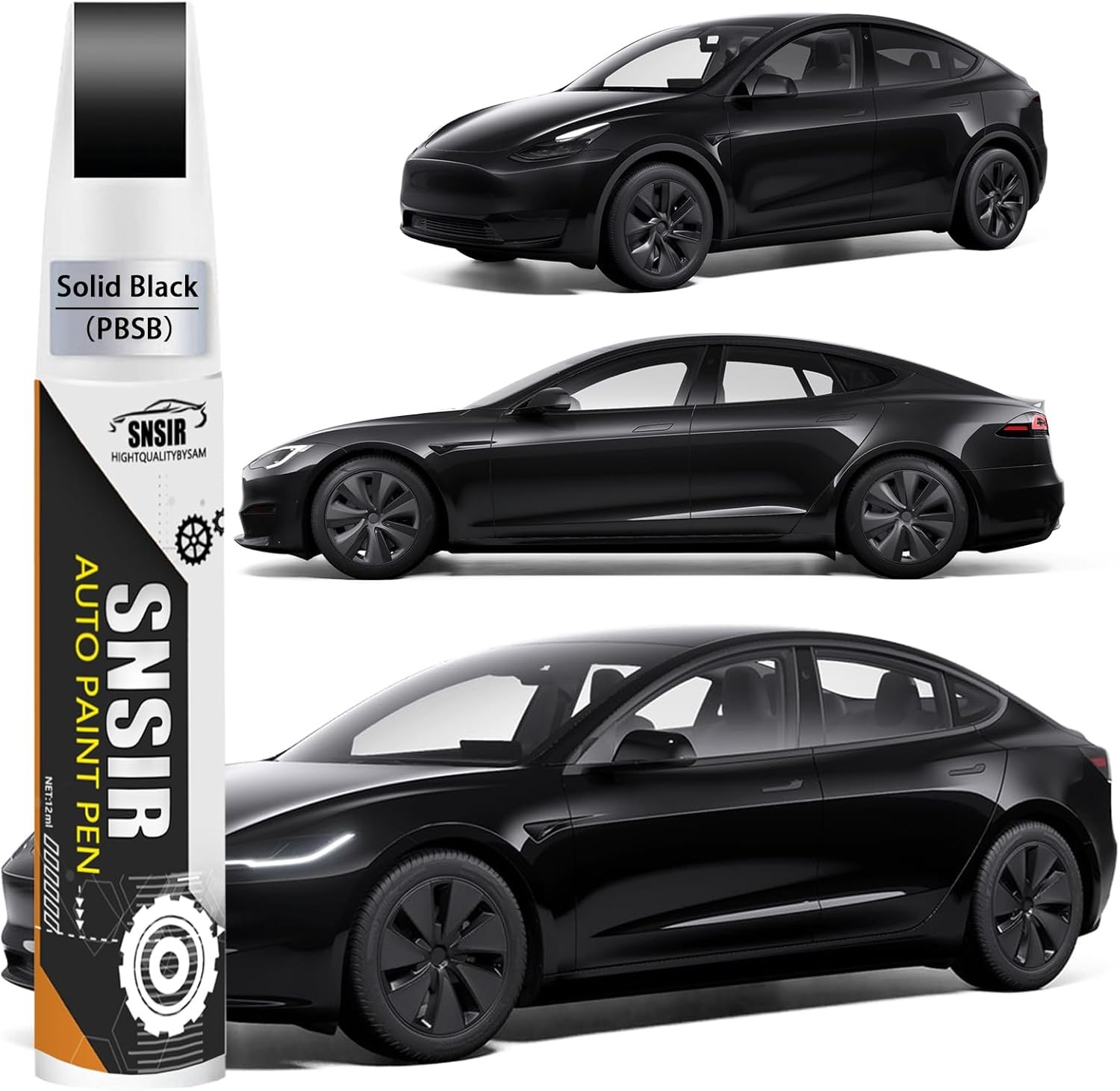 0.4 Fl Oz (Pack of 1), Car Touch up Paint(Solid Black(PBSB)) Compatible with...