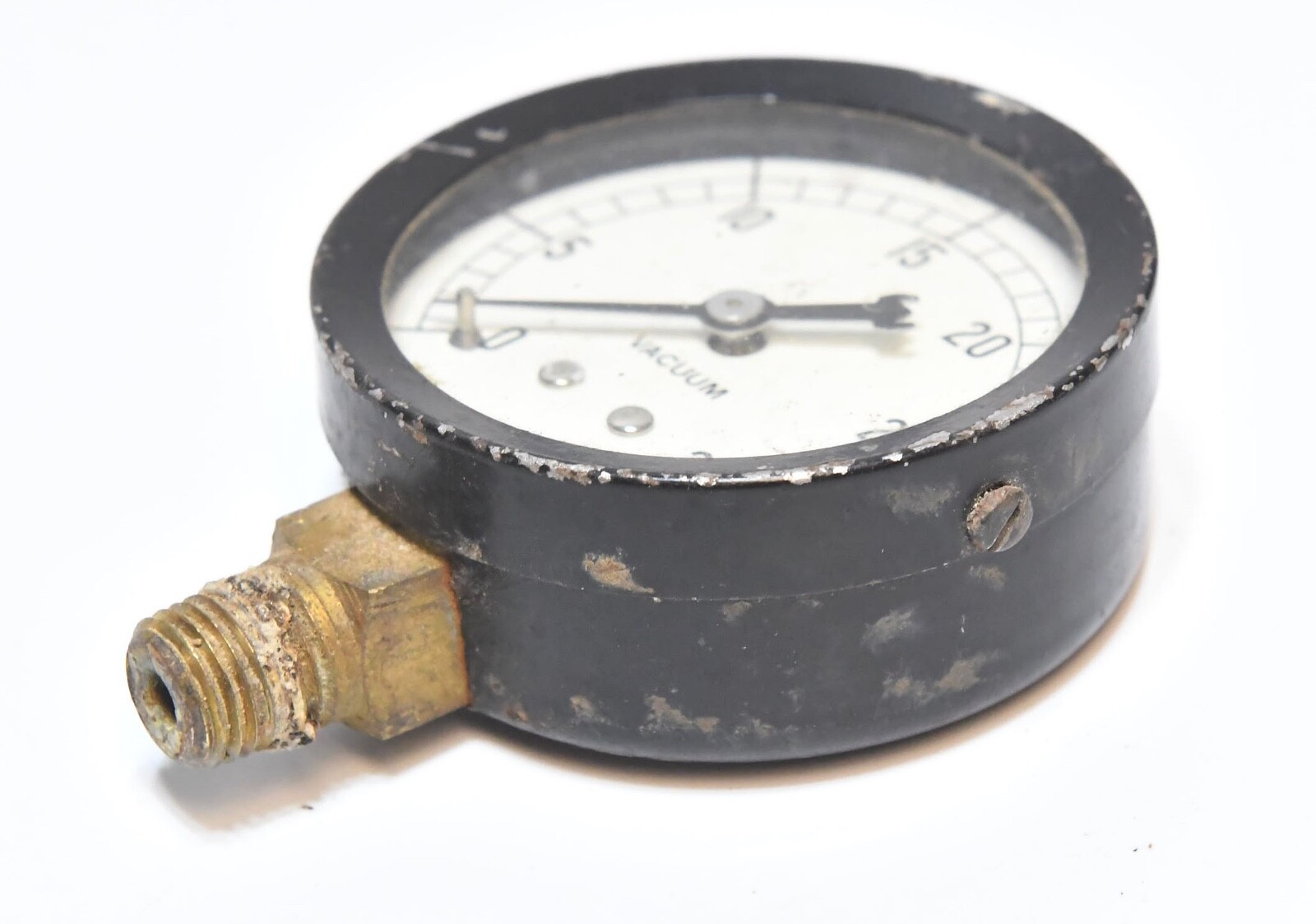 VINTAGE INDUSTRIAL MARSH VACUUM GAUGE STEAMPUNK