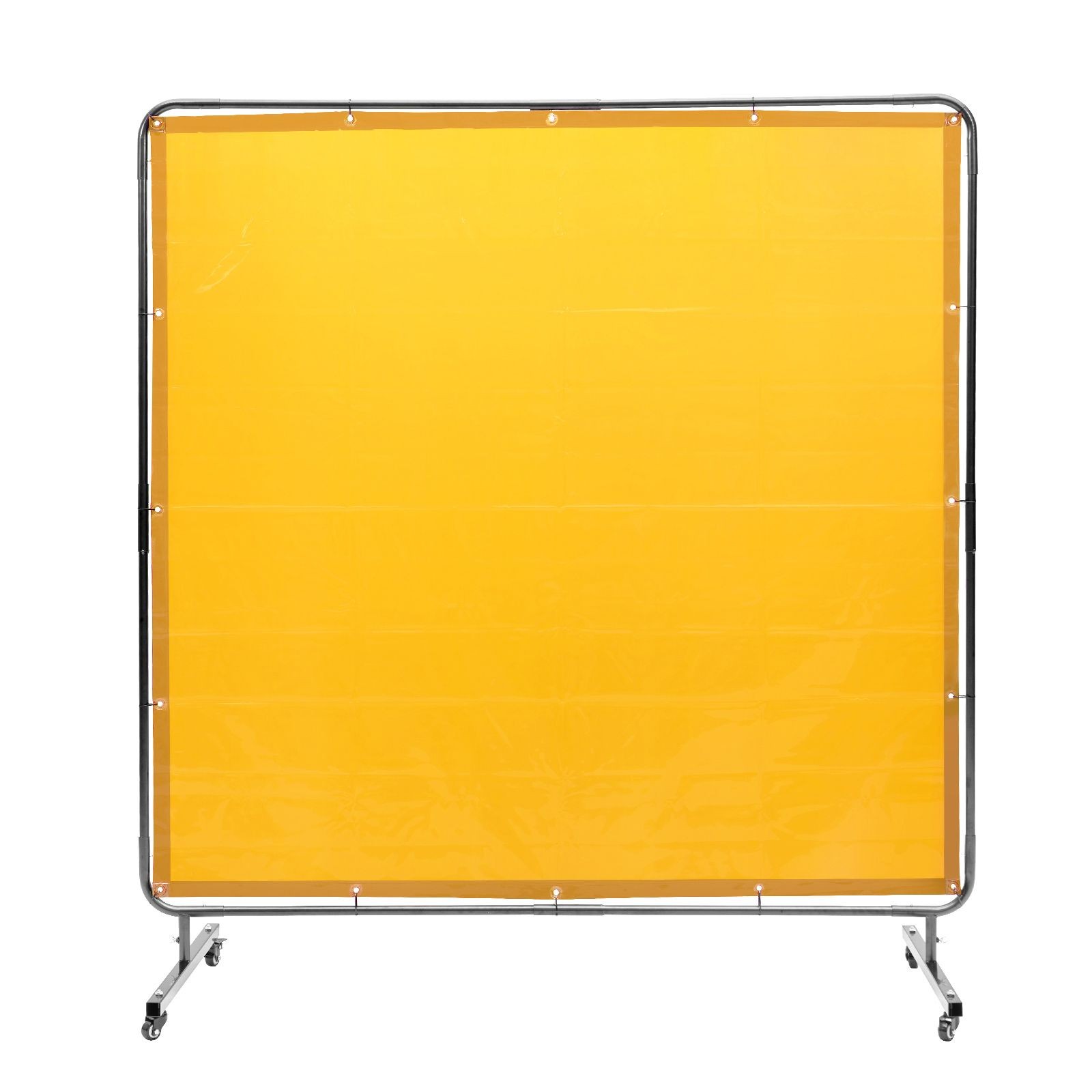 6ft x 6ft Flame-Resistant Welding Screen with 4 Swivel Wheels