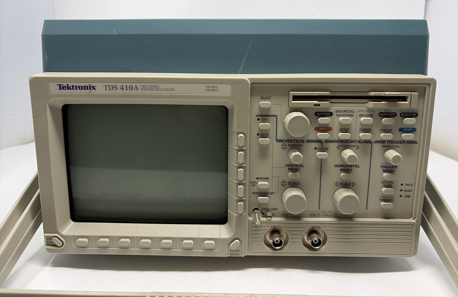 Tektronix TDS 410 Digitizing Oscilloscope TDS410A Floppy Drive - Working Unit