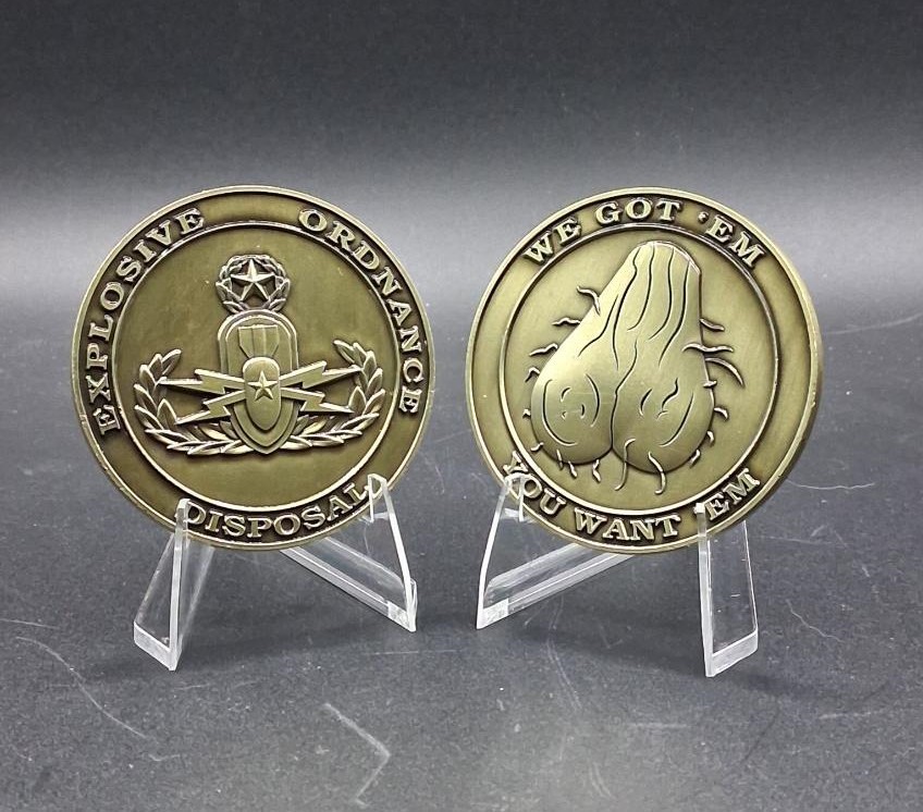 Explosive Ordnance Disposal - EOD Balls Coin - Bomb Squad