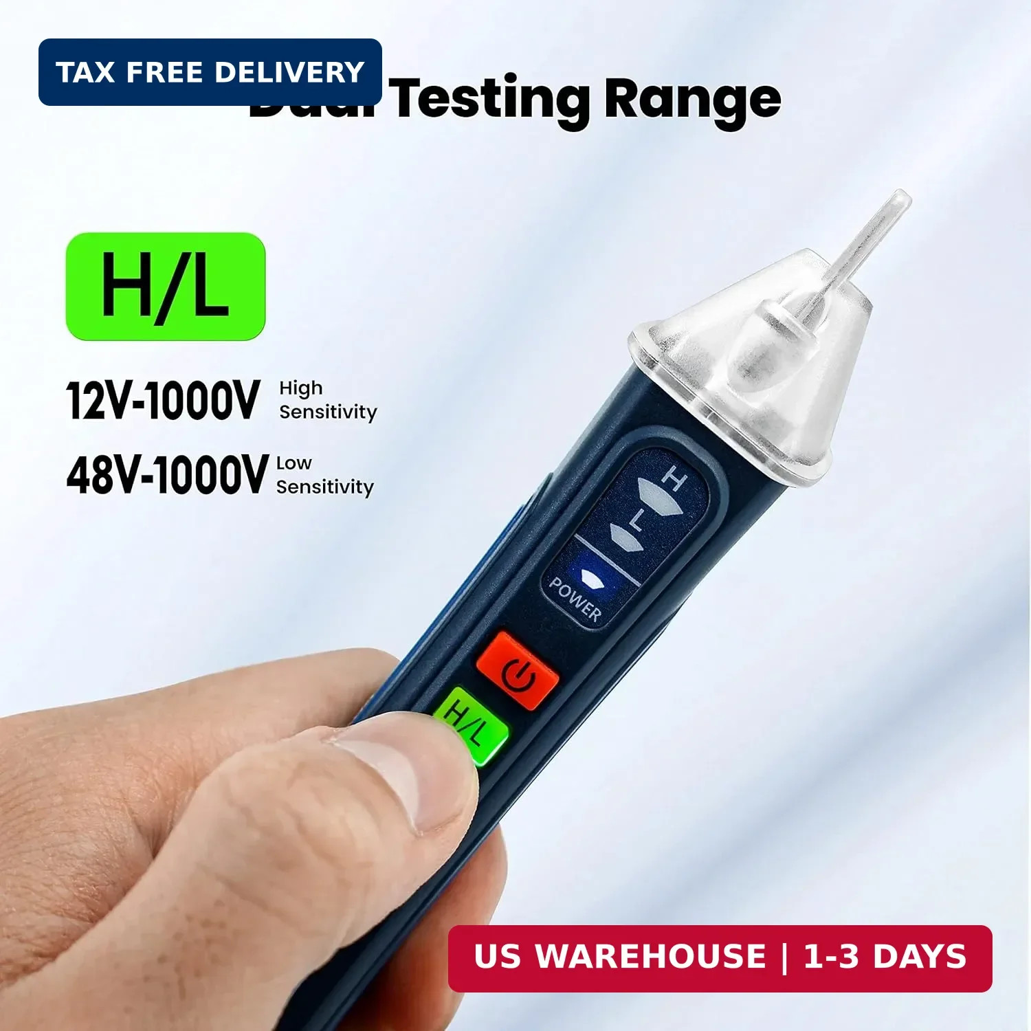 VENLAB Voltage Tester, Non Contact Voltage Detector, Circuit Tester Dual Range V
