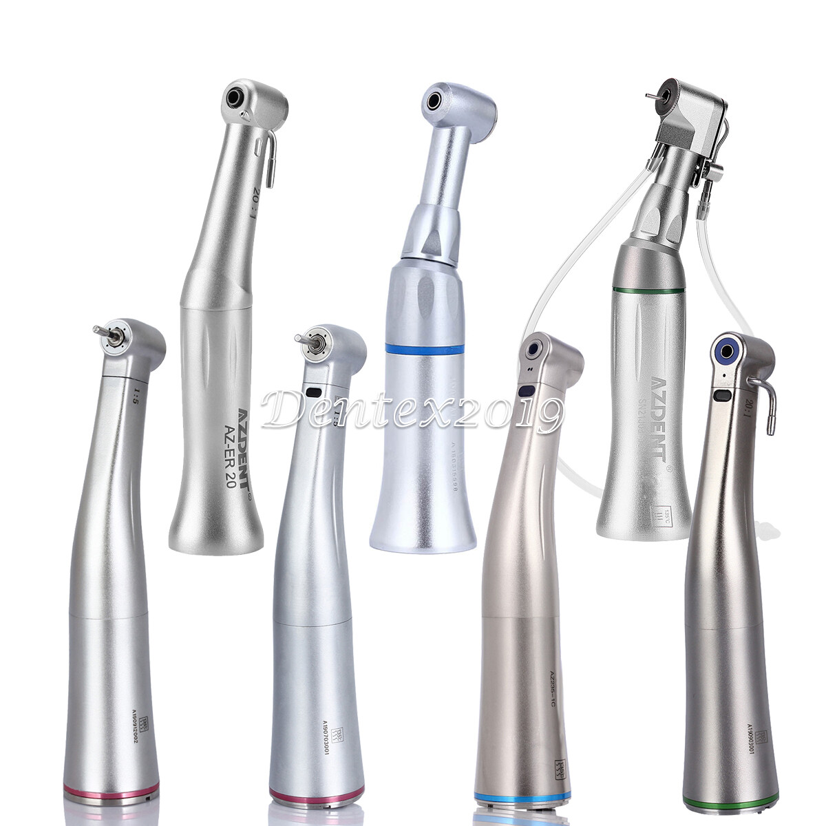 AZDENT Dental 1:1 /1:5 / 20:1 Reduction Contra Angle Low Speed Handpiece