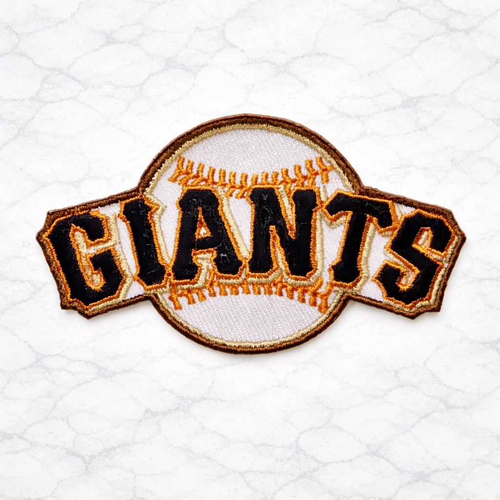 SAN FRANCISCO GIANTS RETRO LOGO MLB EMBROIDERED IRON ON PATCH 3"X2" FREE SHIP