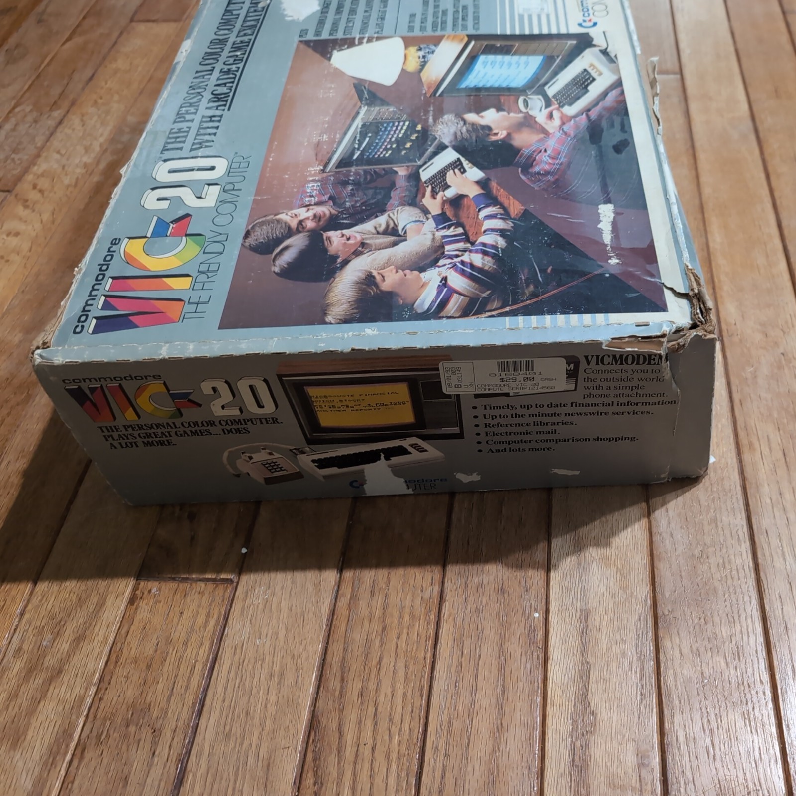 Commodore VIC 20 No Cables/Untested, C2N Cassette Player & Cassette 6 Pack Games