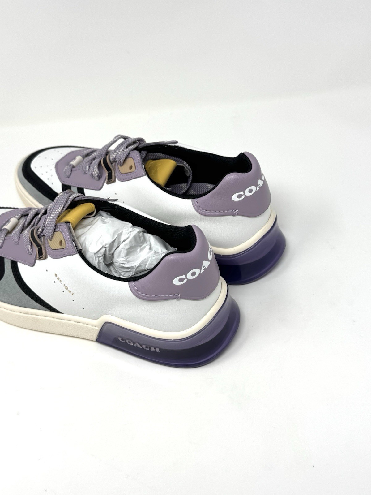Coach G5045 CitySole Court Stylish Skateboarding Shoes Women's Purple Size 7.5B