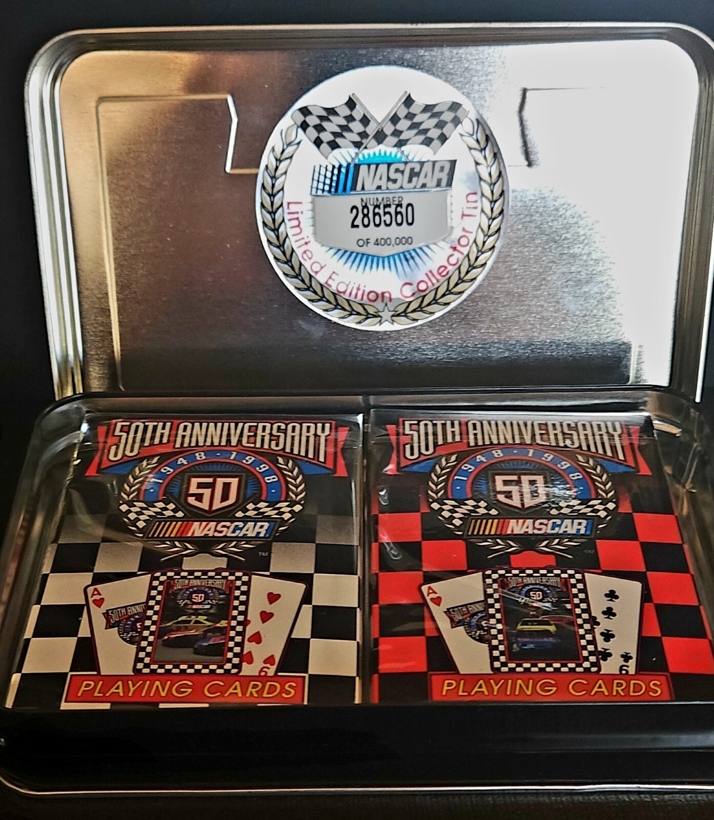 1998 NASCAR 50th Anniversary Limited Edition Collector Tin