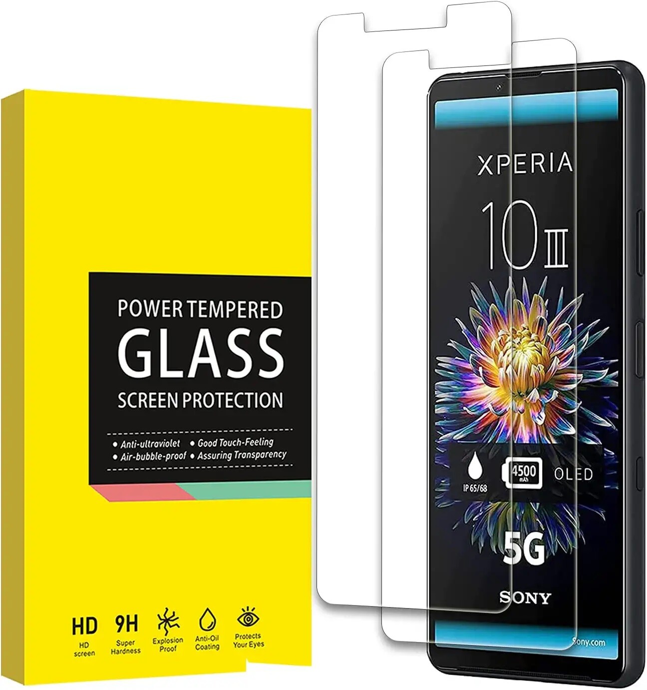 Premium Sony Xperia 10 VII,Xperia L4,Xperia 1 IV TemperedGlass Screen Protector