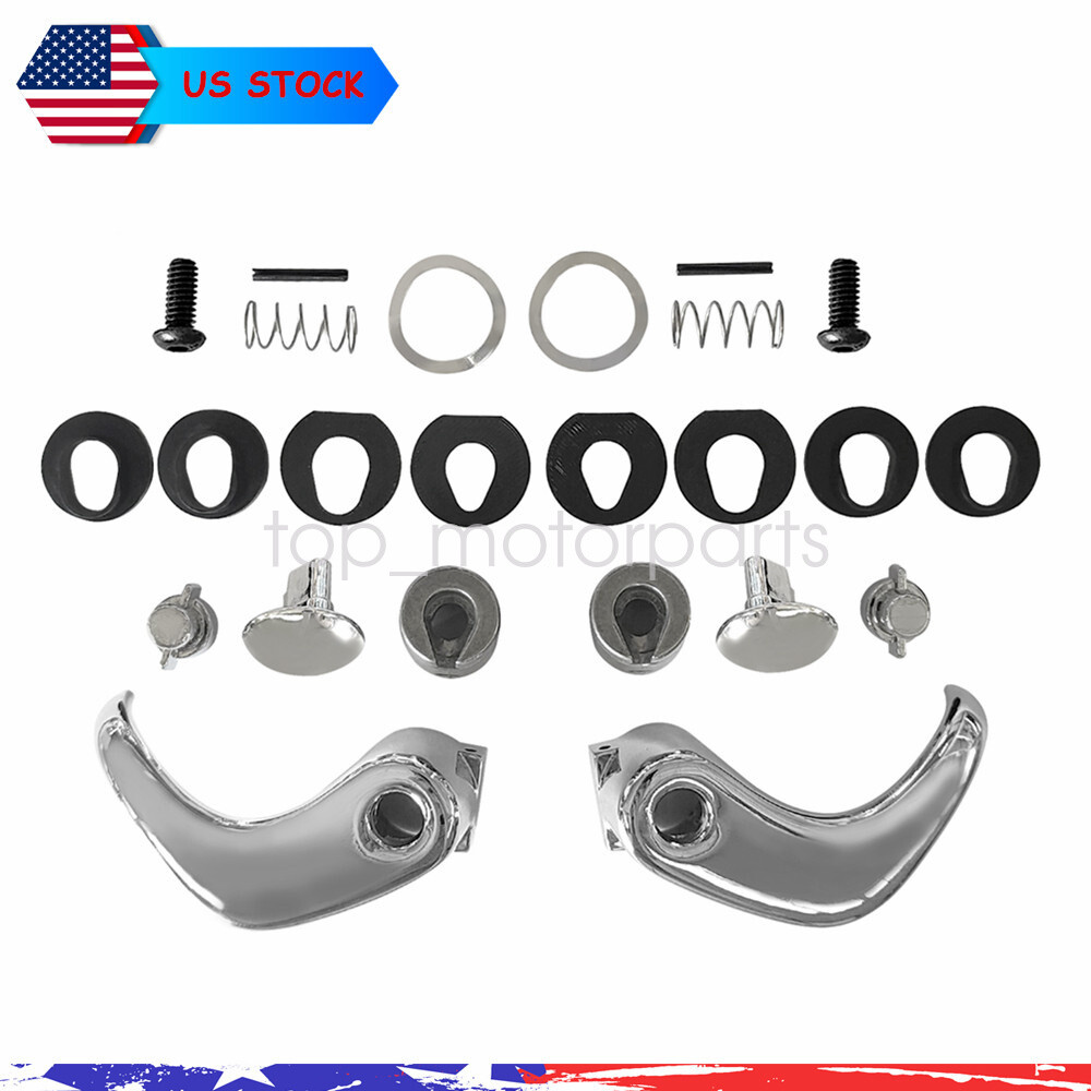 New Chrome Locking Vent Window Handle Chrome Set For 1973-1993 Chevrolet GMC C/K