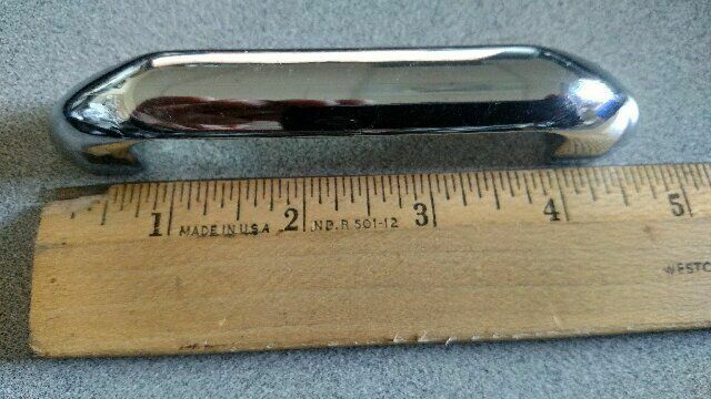 21-077 Toilet Partition Door Pull AKA 5400 ZINC CHROME PLATE NOS