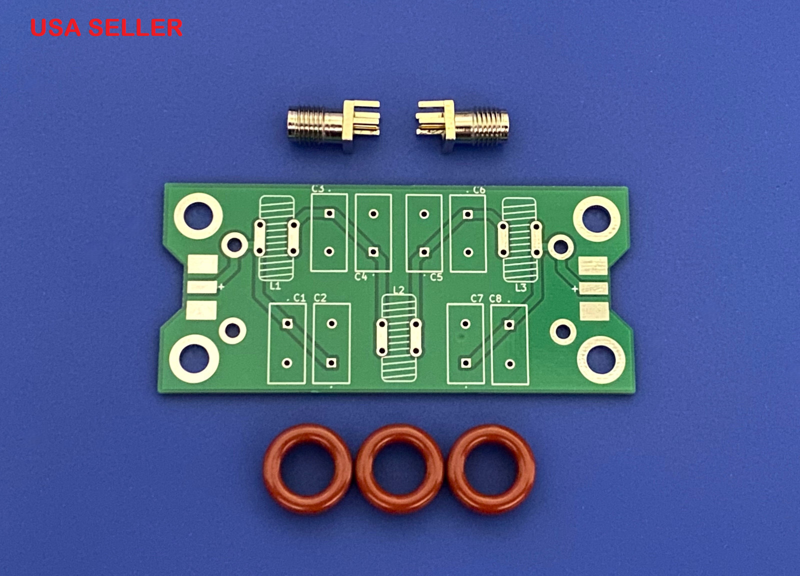 Ham/Amateur Radio HF Low Pass Filter Kit - T50-2 Toroids - SMA