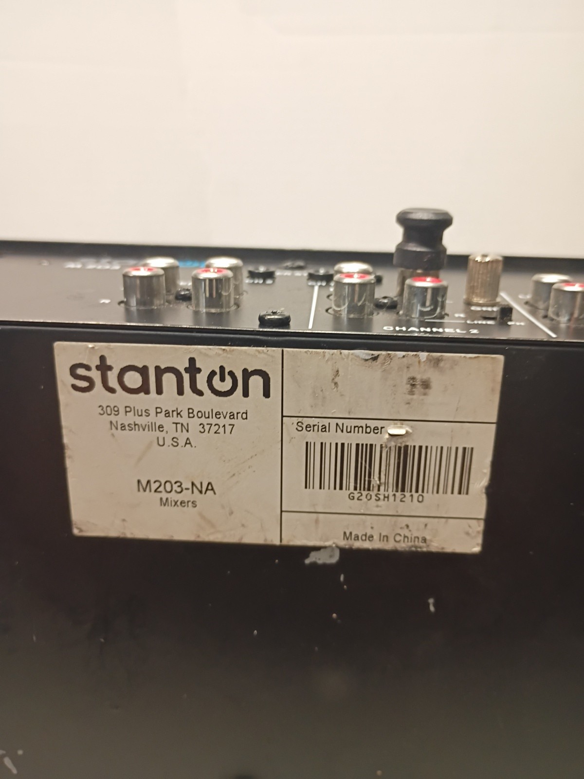 Stanton M.203 Mixer Untested As-Is A-8