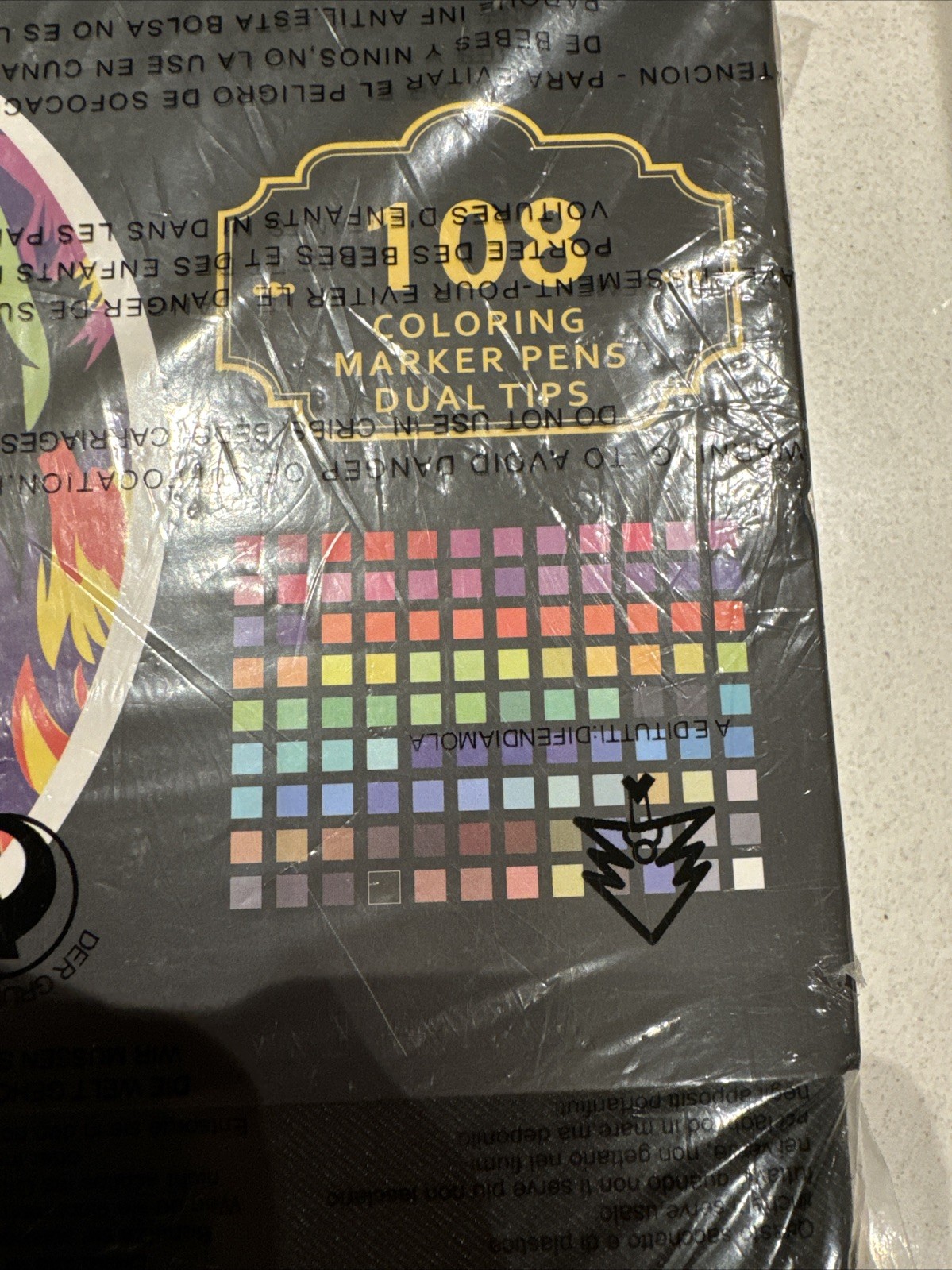 108 Coloring Marker Pens Dual Tips
