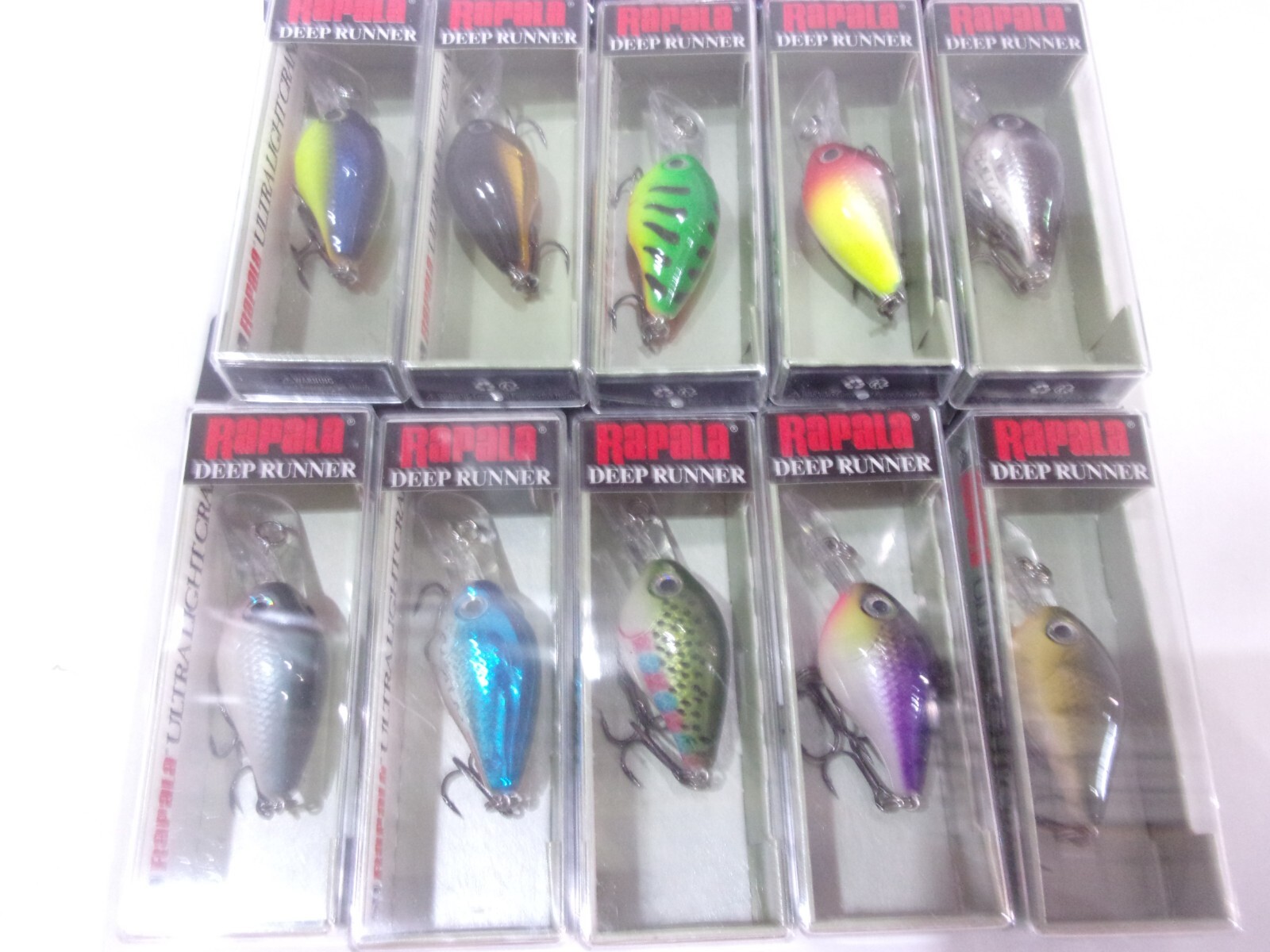 Rapala Ultra Light CRANK fishing lures 1 1/2" long Choose your colors!