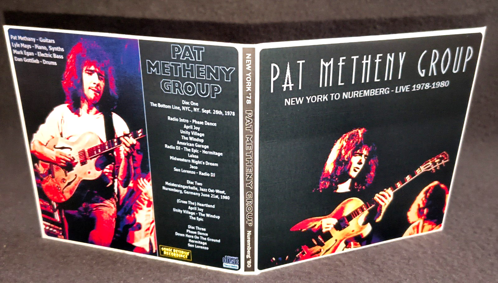 Pat Metheny Group New York To Nuremburg Gate Fold 3CD Package NEW