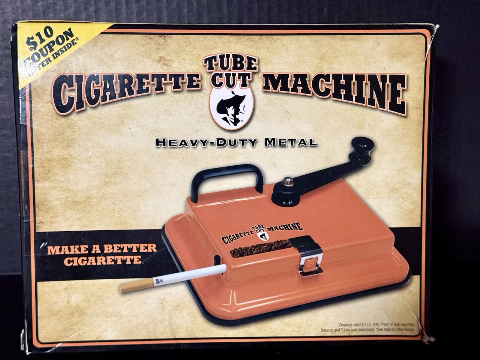Gambler Tube Cut Tabletop Cigarette Maker King Size 100's