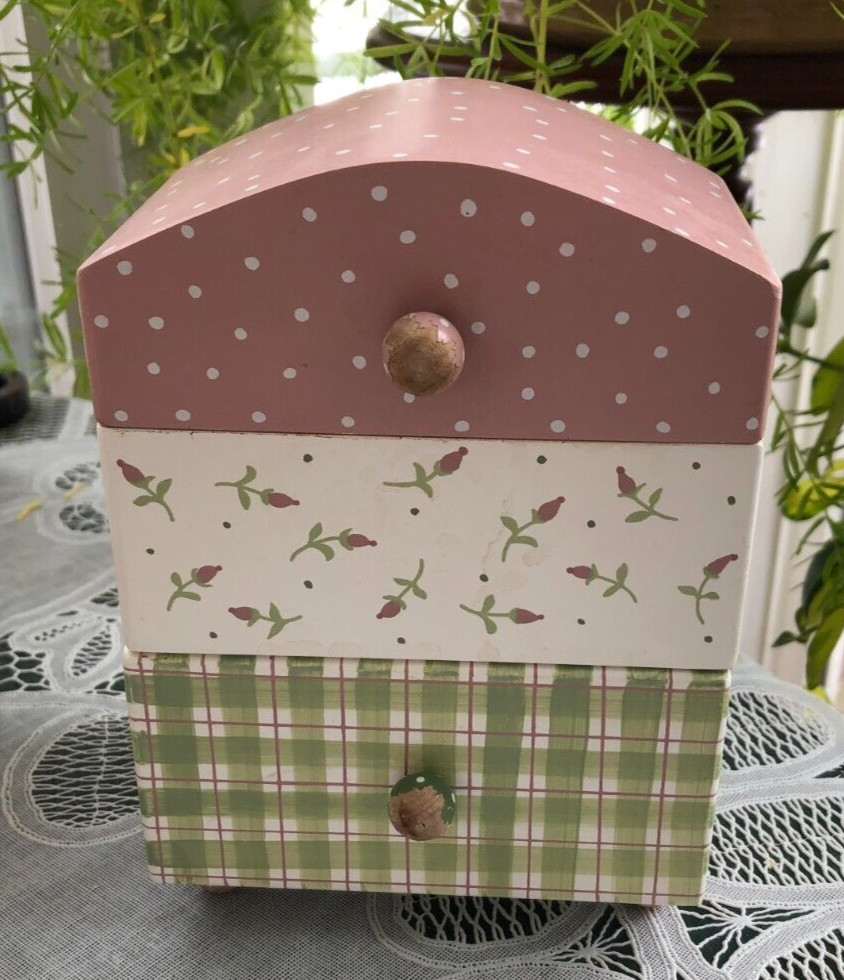 WOODSONG DESIGNS BY DEMDACO - WOODSONG KIDS JEWELRY / TRINKET BOX