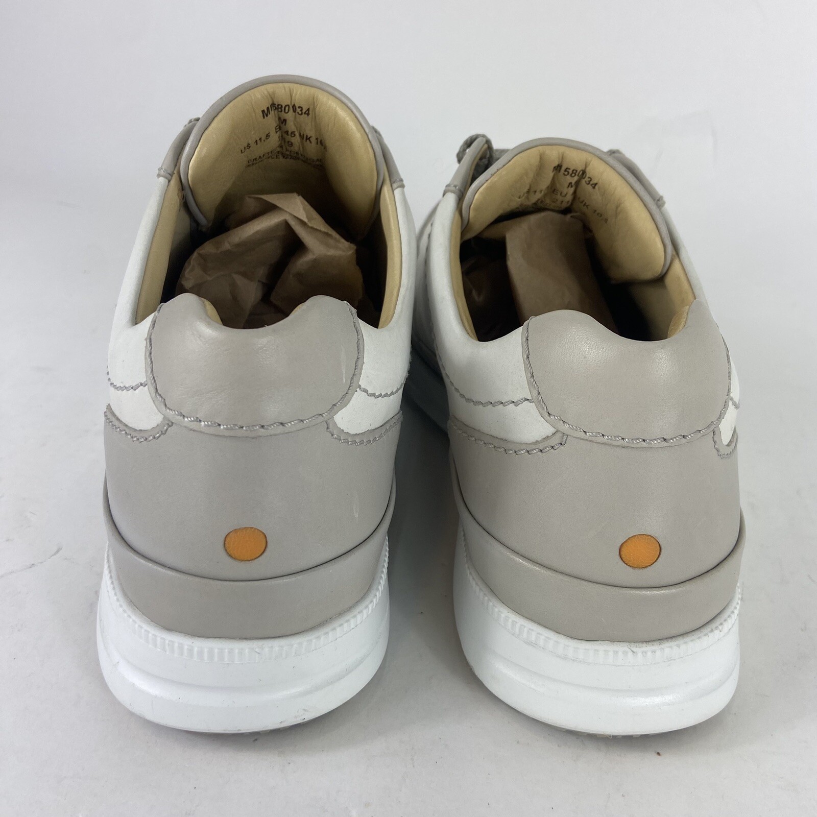 Samuel Hubbard Golf / Walking Shoes Ivory/ Gray Size 11.5 Suede Leather