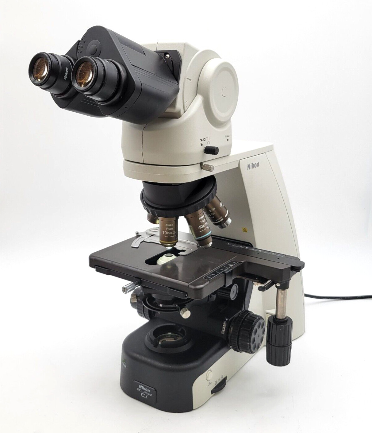 Nikon Microscope Eclipse Ci-L LED with 100x Objective and Tilting Binocular Head