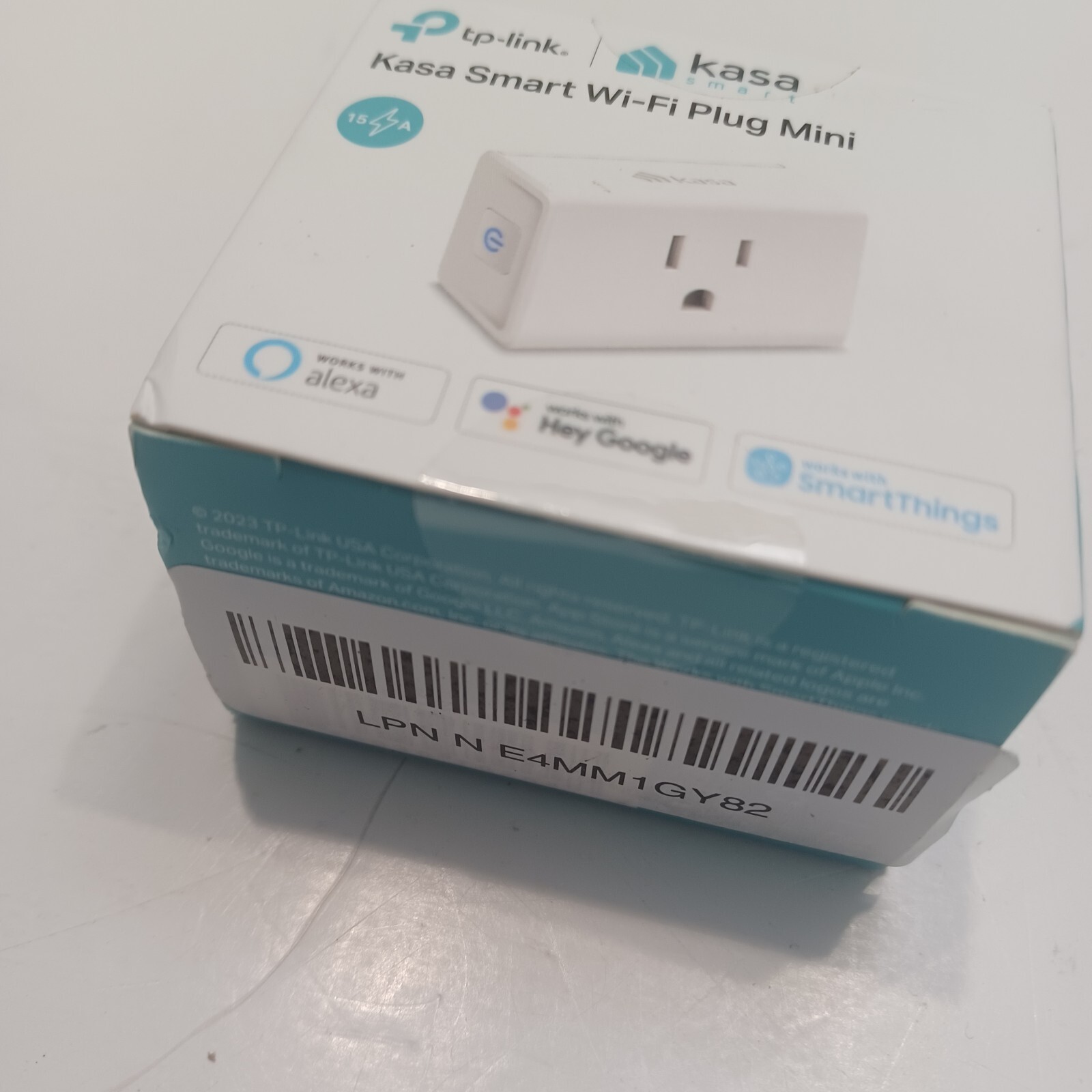 Kasa Smart WiFi Plug Mini Model EP10 Remote Control Voice Control Item#991