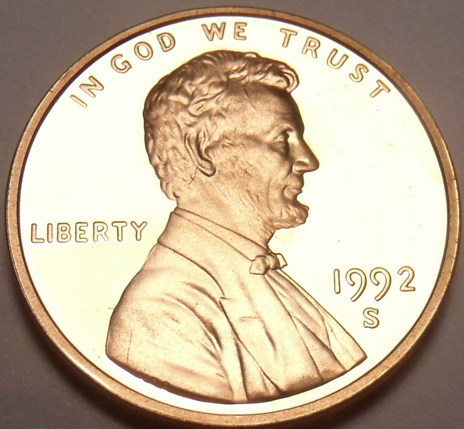 PROOF 1992-S VERY SCARCE LINCOLN CENT<AWESOME>FREE SHIP