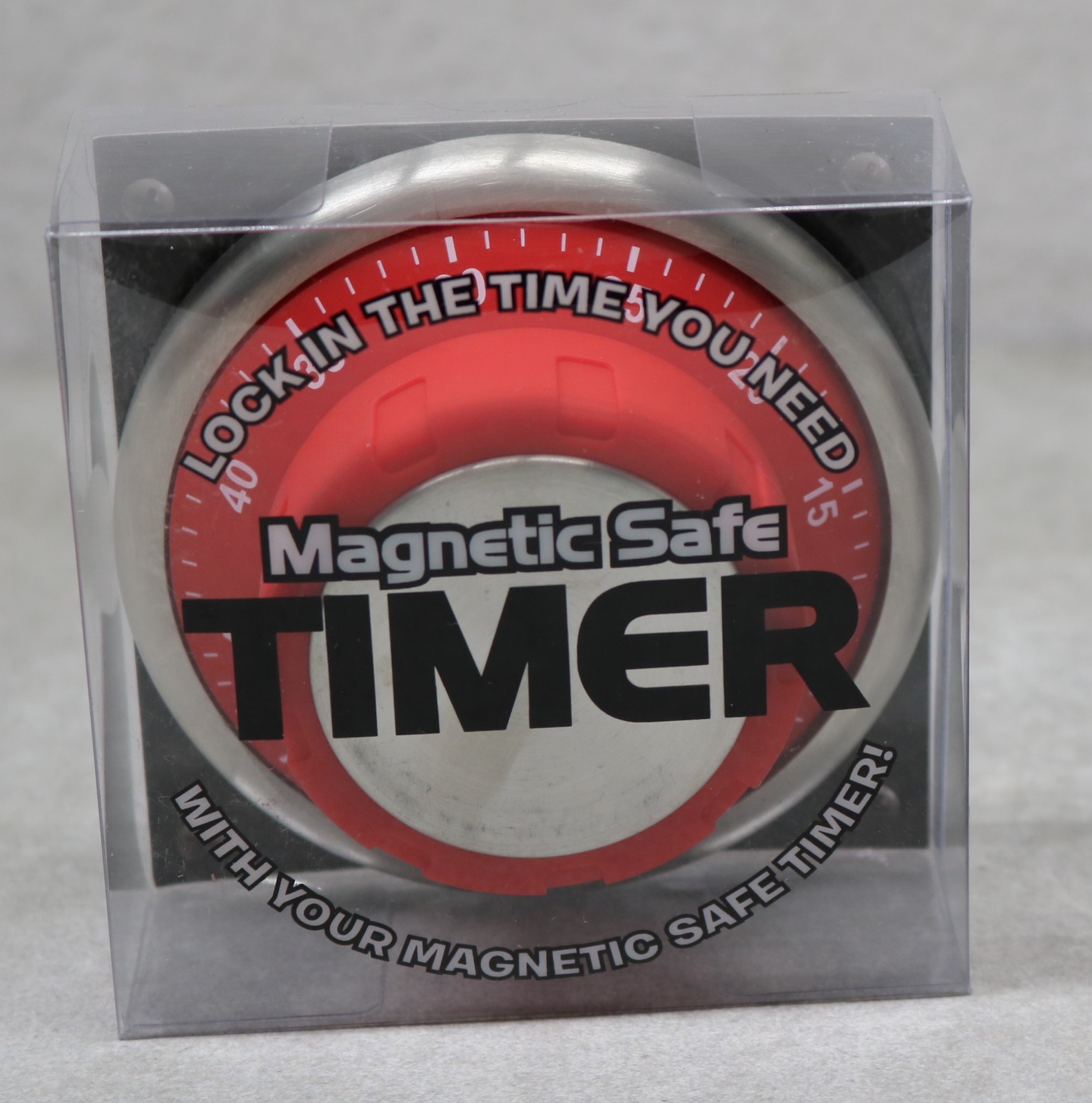 Streamline Magnetic Safe Timer Combination Lock Kitchen Red or Black 60 Minute