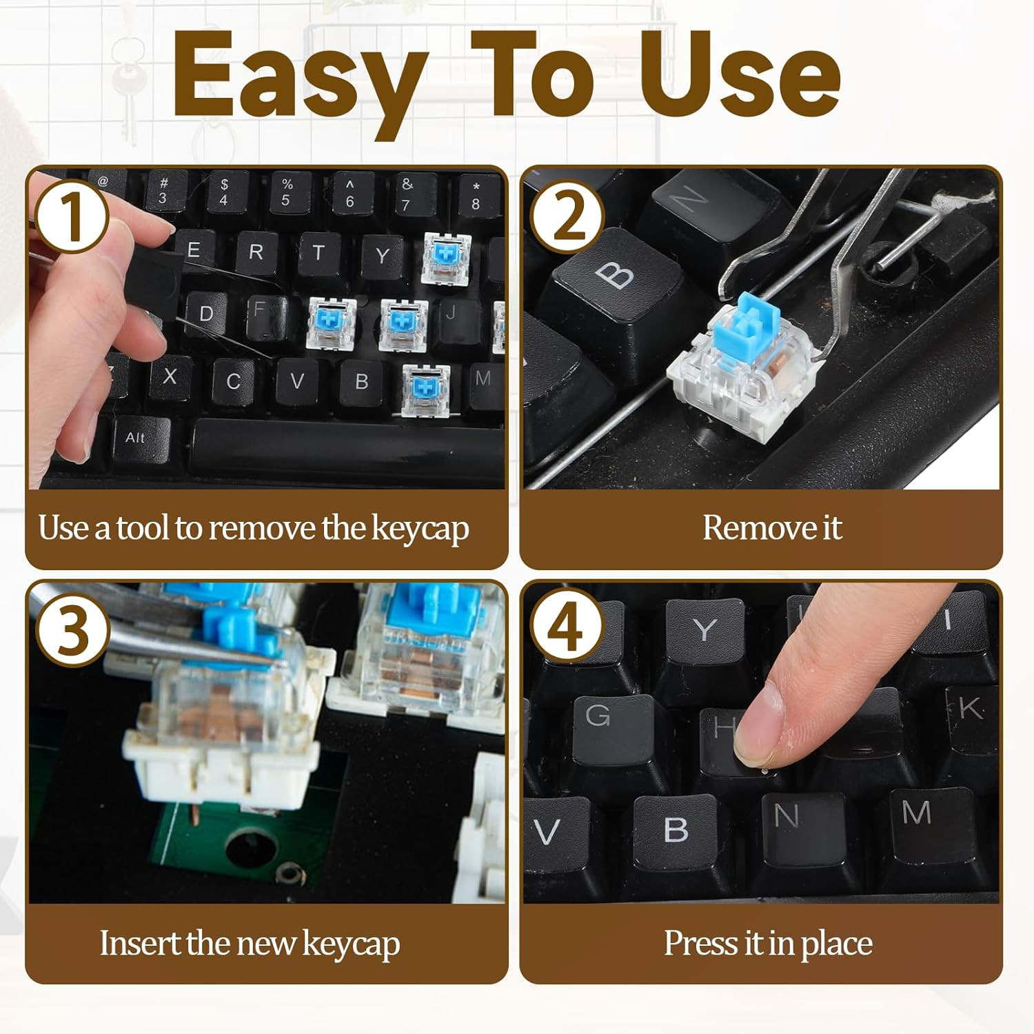 3D Printer Clicker Insert 50 PCS Mechanical Keyboard Switches Clickers for 3D Pr