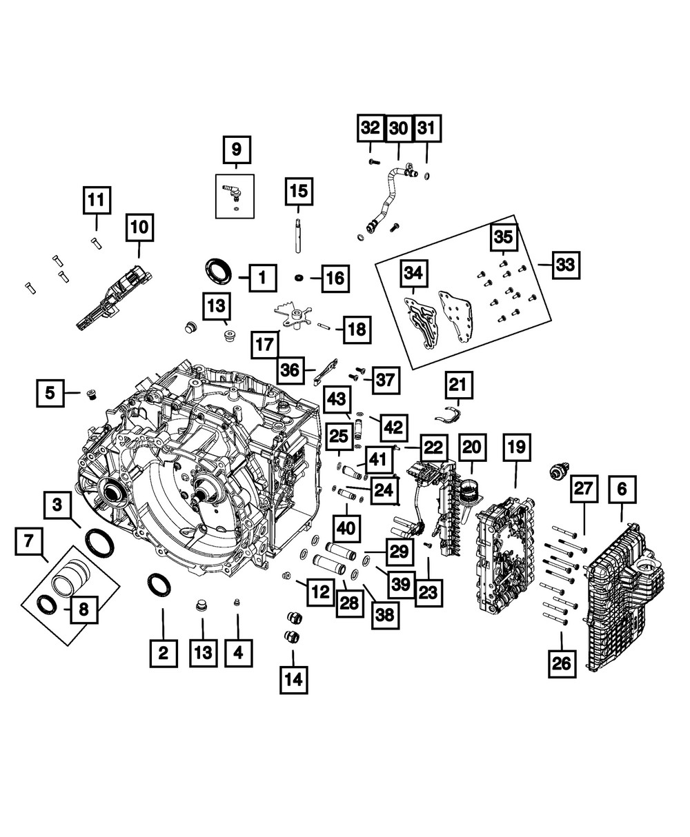 Genuine Mopar 6 Lobe Recessed Head Bolt 6510973AA