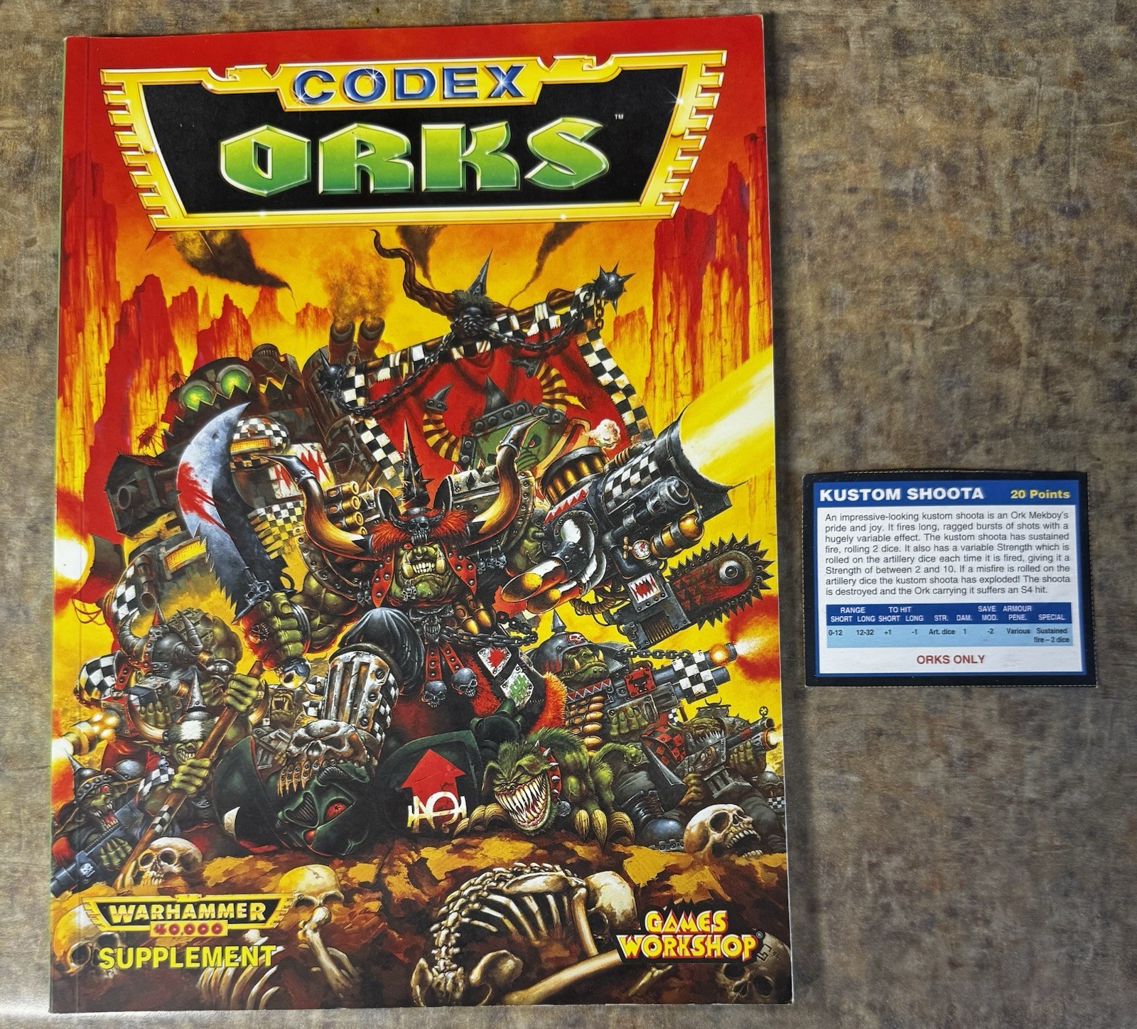 Warhammer 40K - Codex Orks OOP - Good Condition