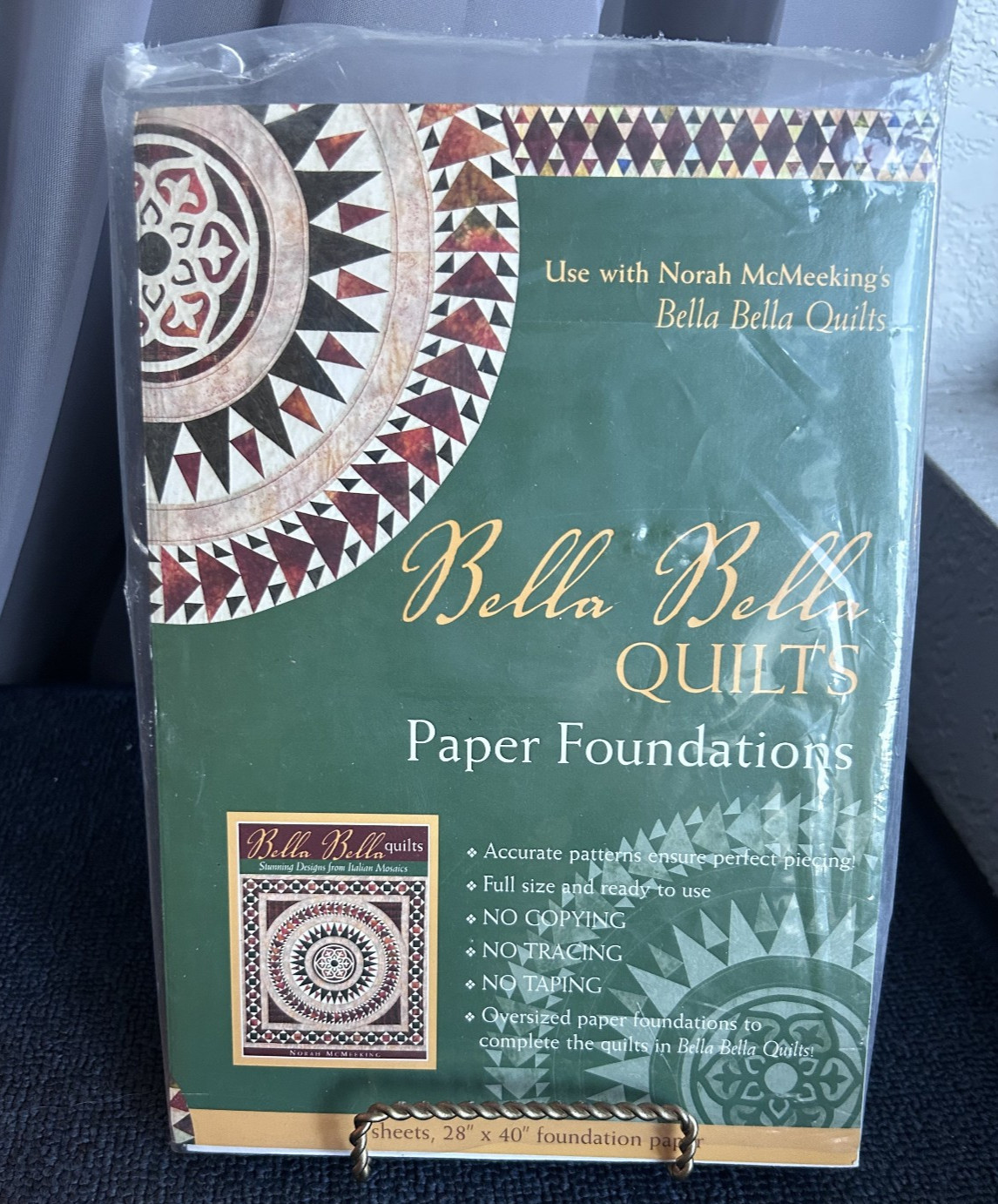 Norah McMeeking Bella Bella Quilts Paper Foundations 8 Sheets Unused Complete
