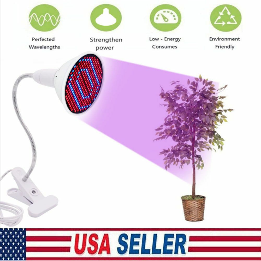 Grow Light Plant Big Head Growing LED Lamp Lights for Indoor Plants Hydroponics