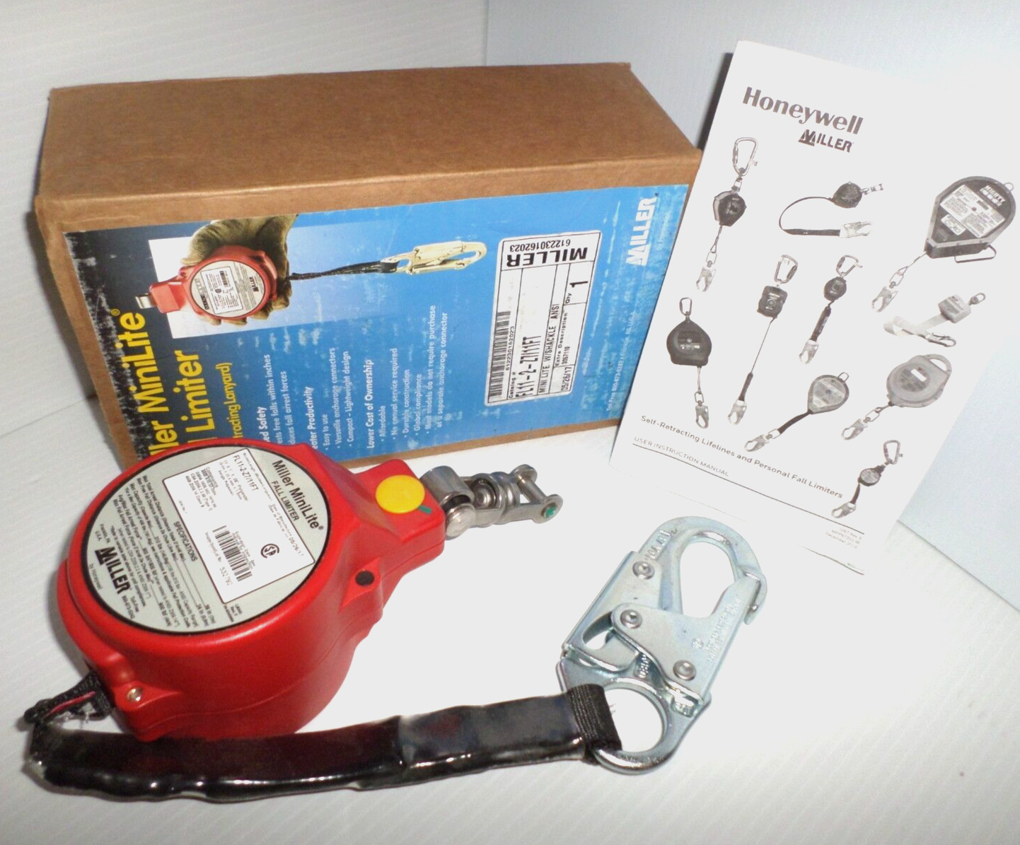 ⭐NEW IN BOX⭐HONEYWELL MILLER FL11-2-Z7/11FT Fall Limiter 11' High-Impact Nylon