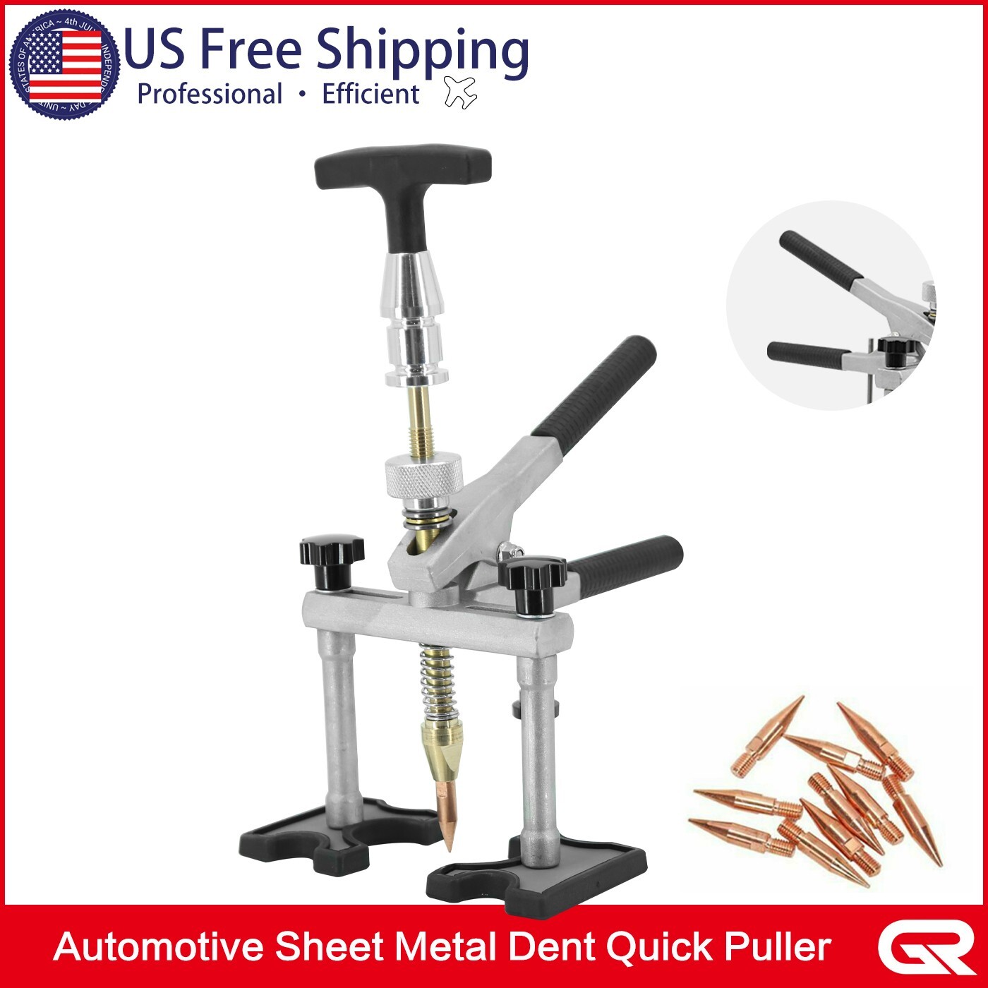 Sheet Metal Dent Spot Welding Pulling Unit Quick Puller Car Body Repair Tool US