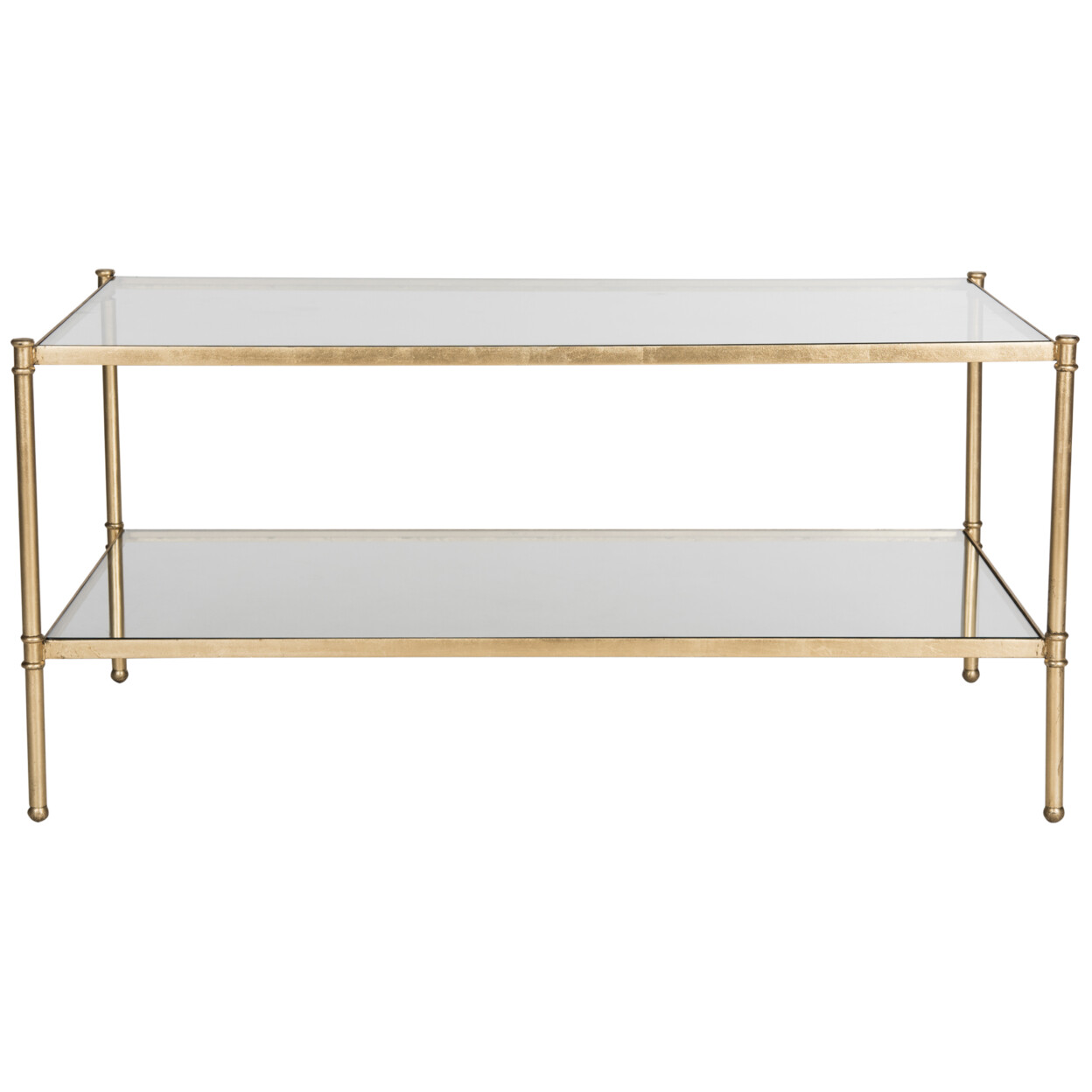 SAFAVIEH Aslan Coffee Table | Gold / Clear |
