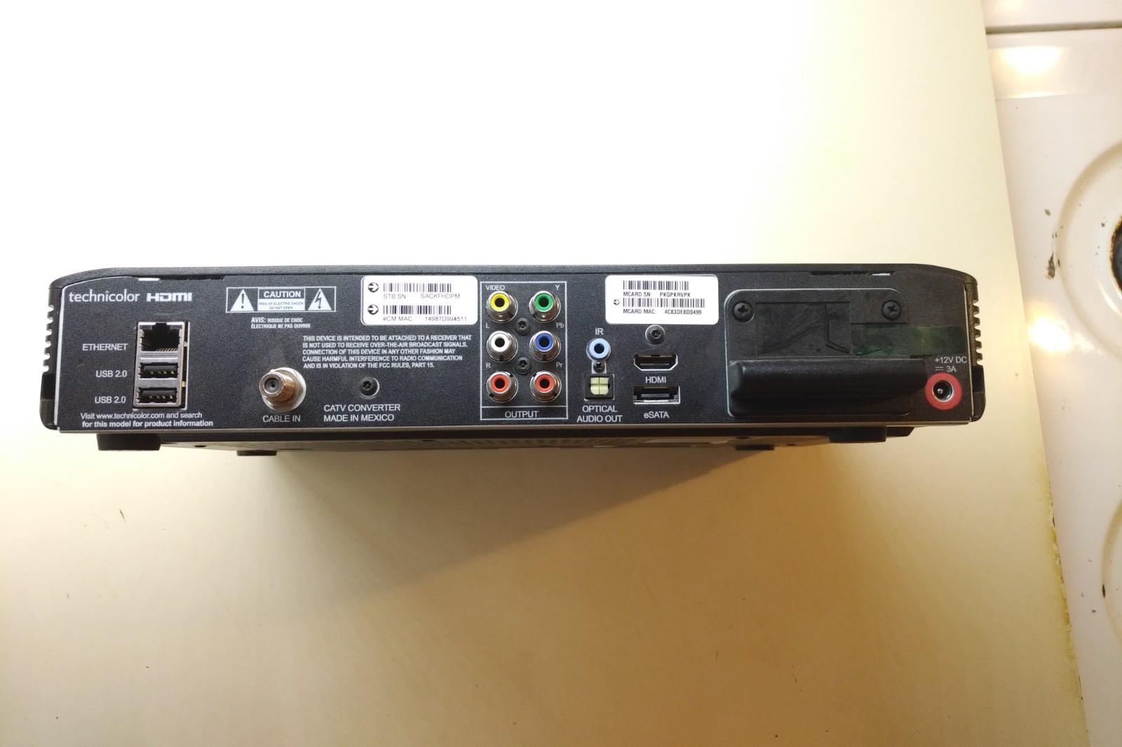 Technicolor (Cisco) 9865 HDC Digital Home Cable Receiver