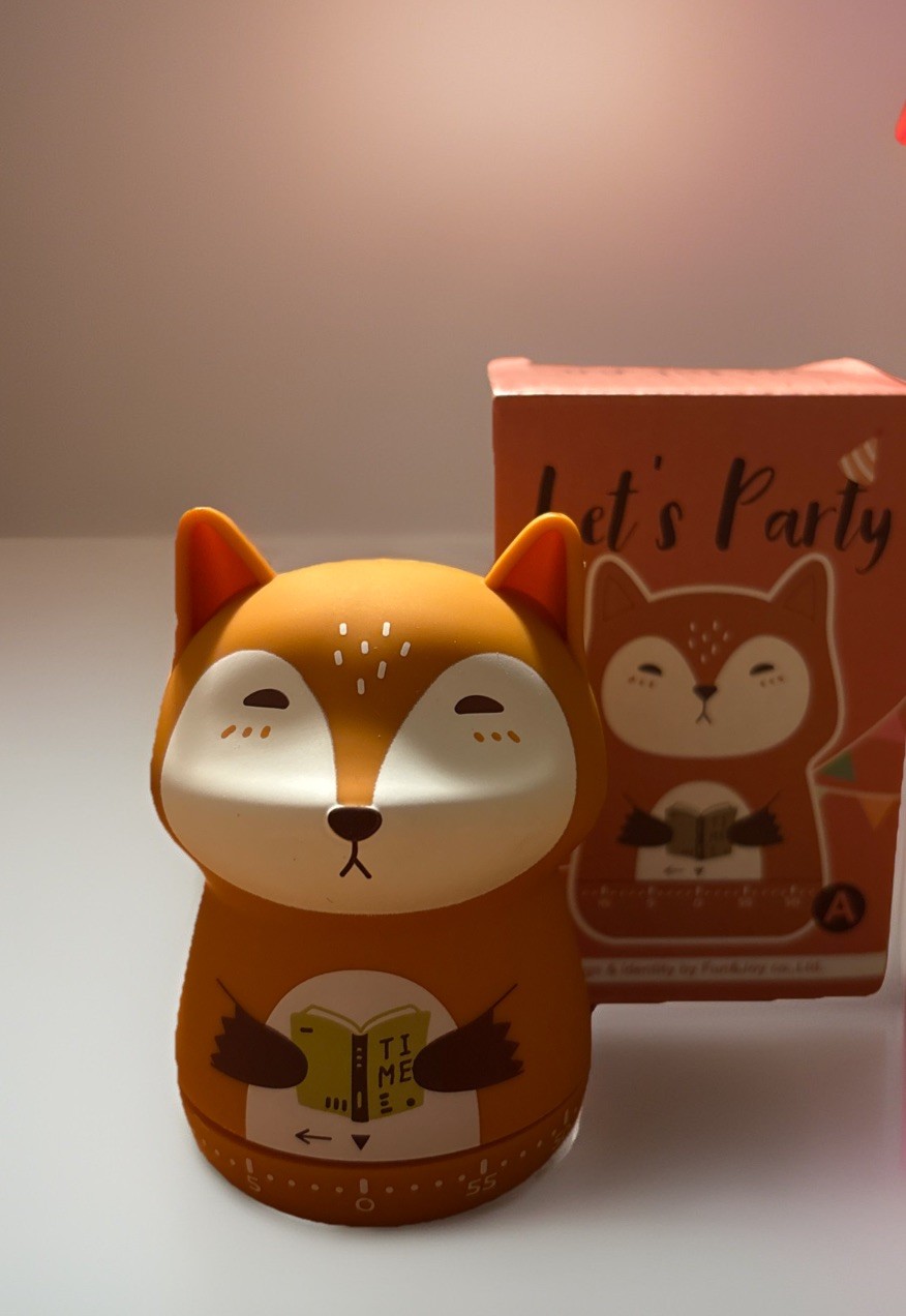 Fox Let’s Party By Fun & Joy Co. Ltd. 60 Minute Kitchen Timer With Box