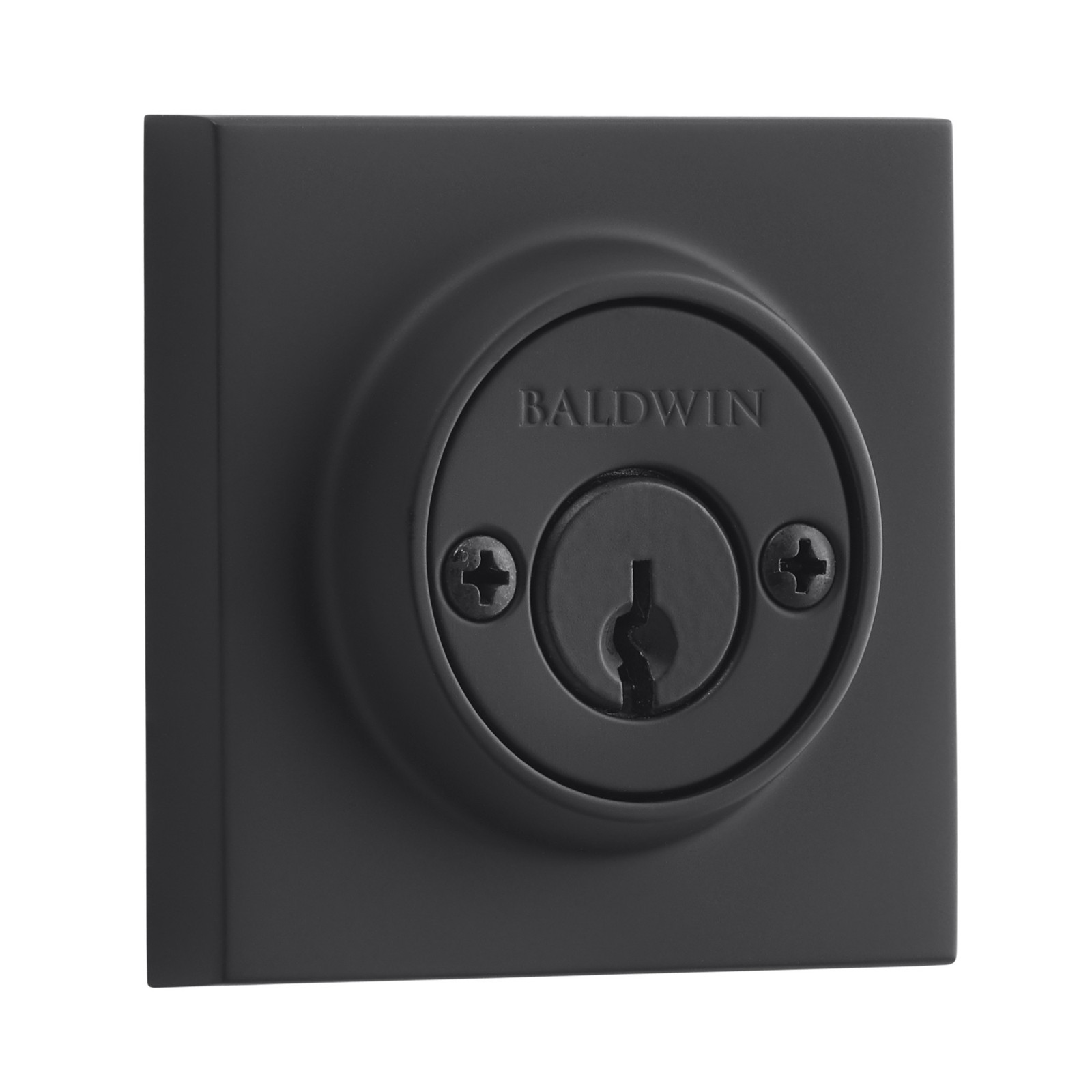 Baldwin DC.CSD Contemporary Square Standard C Keyway Double - Black