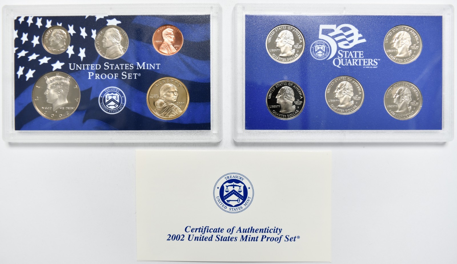2002 United States Mint Proof Set w/ Box & COA