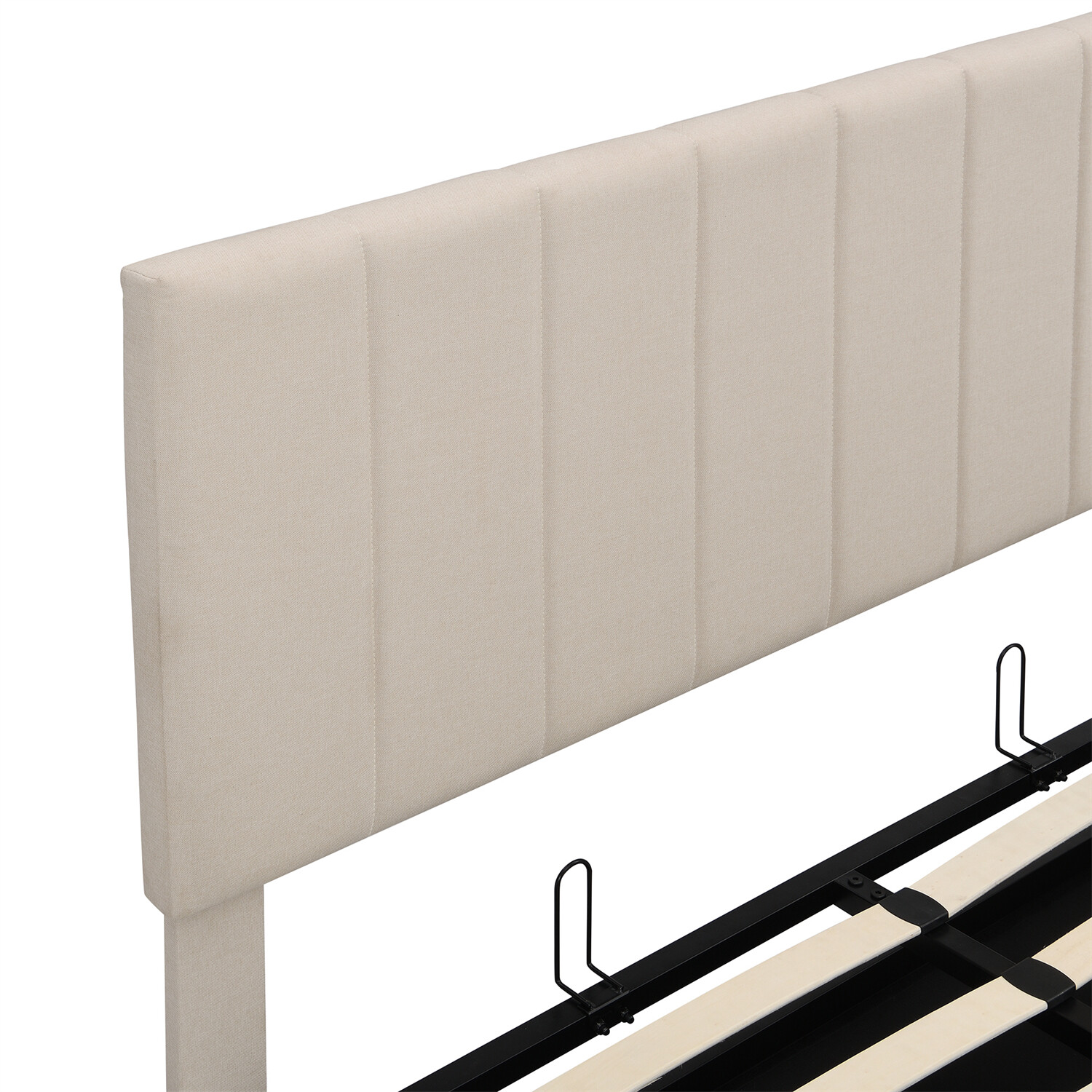 Full Size Bed Frame Upholstered Platform Bed with Hydraulic Storage System New