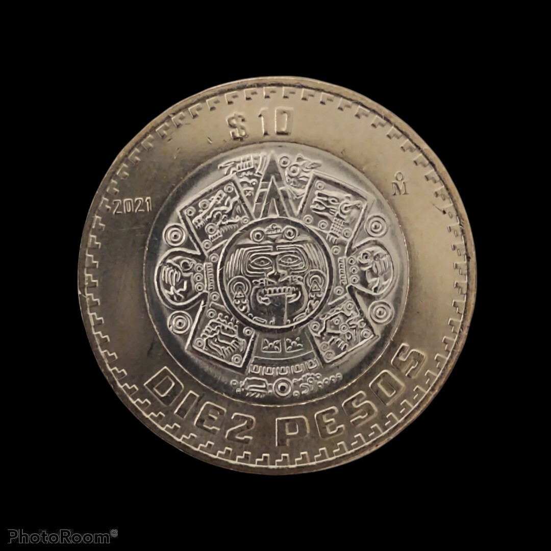 10 MONEDAS DE 10 PESOS   LOT OF 10 MEXICAN COINS  10 PESOS 