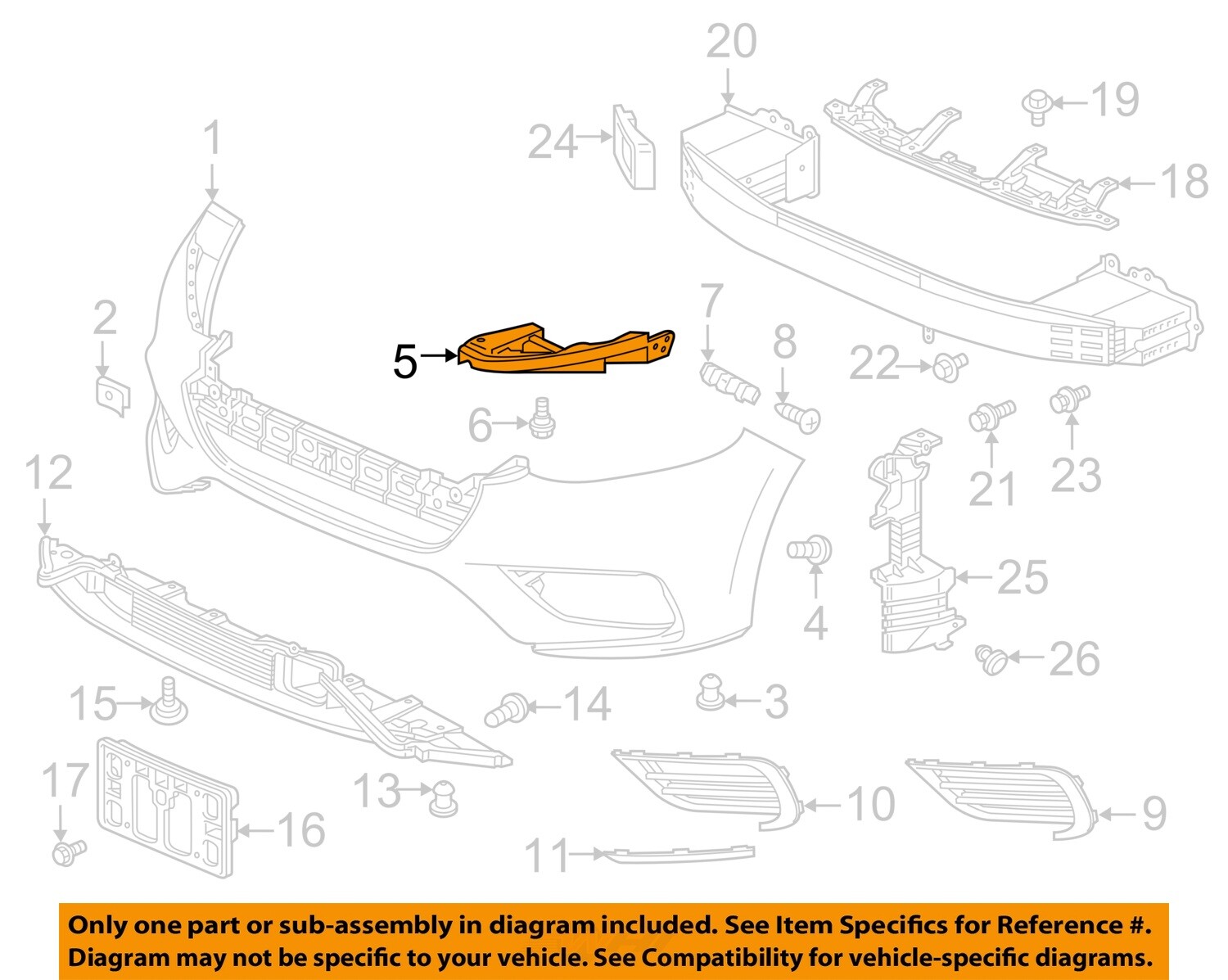 HONDA OEM 19-22 Insight Bumper Components-Headlamp Frame 71190TXMA00