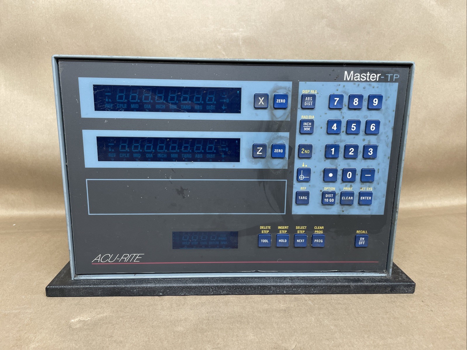 1990'S MODEL- ACU-RITE MASTER-TP 387540350  A 2AX-TP, 2 AXIS | FOR PARTS | READ